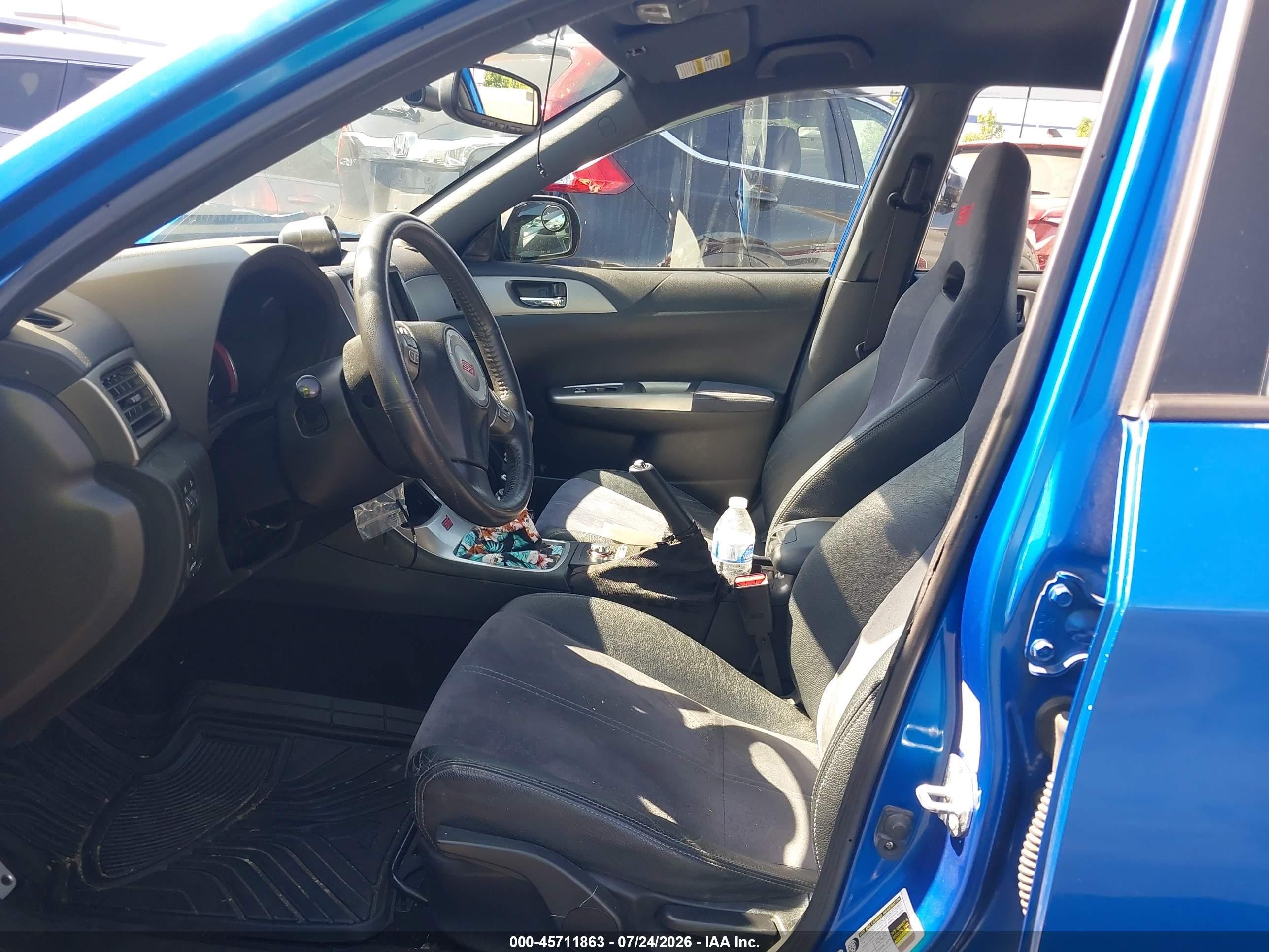2008 Subaru Impreza Wrx Sti   Blue vin: JF1GR89638L818302