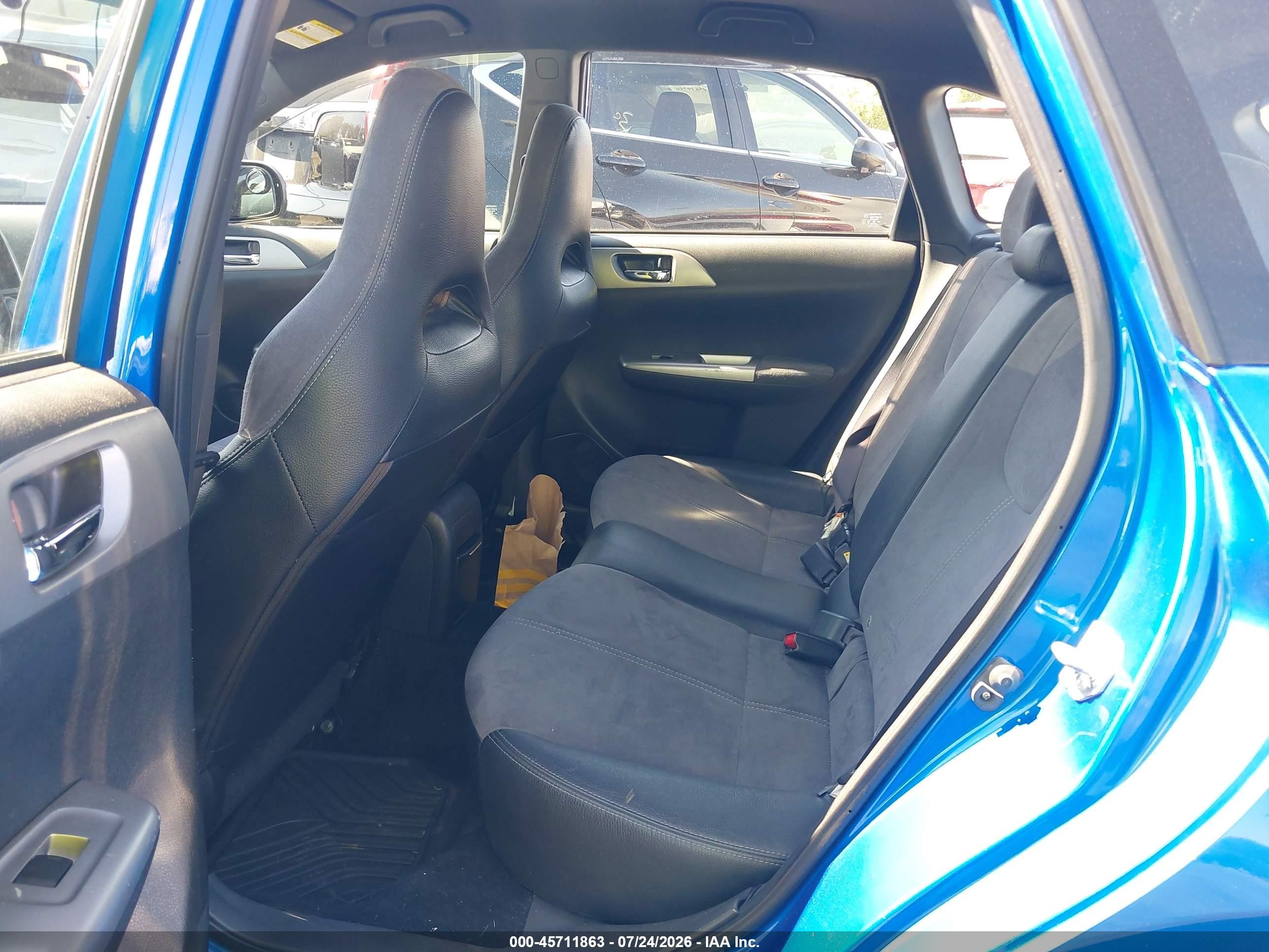 2008 Subaru Impreza Wrx Sti   Blue vin: JF1GR89638L818302