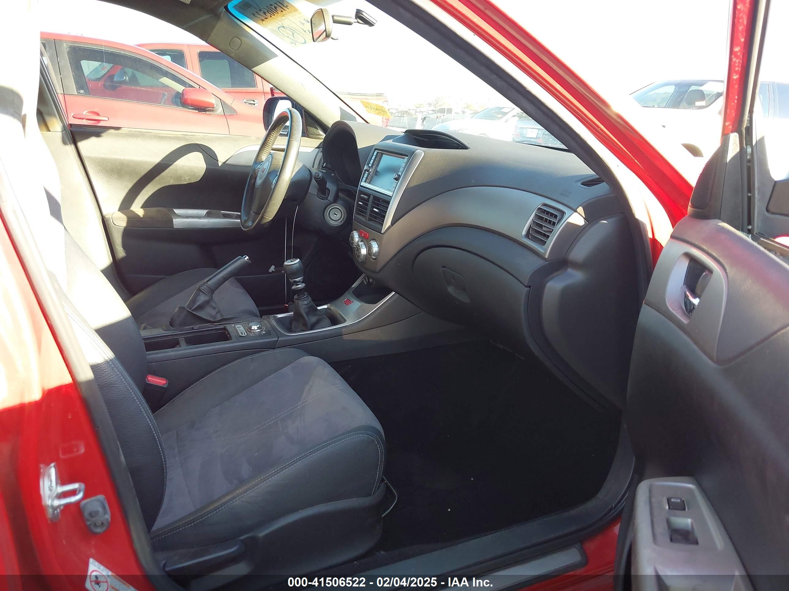 2008 Subaru Impreza Wrx Sti   Red vin: JF1GR89668L826801