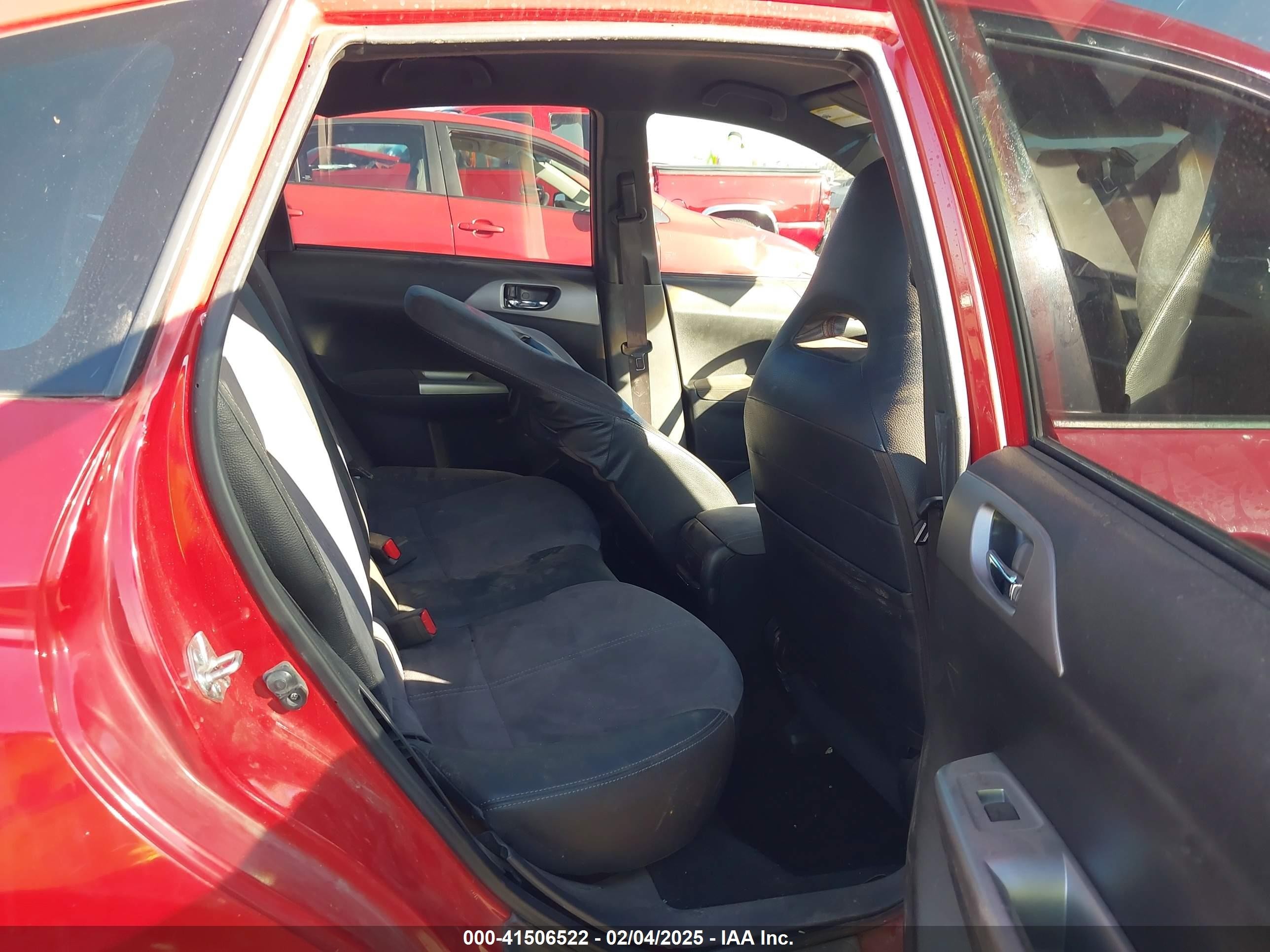 2008 Subaru Impreza Wrx Sti   Red vin: JF1GR89668L826801