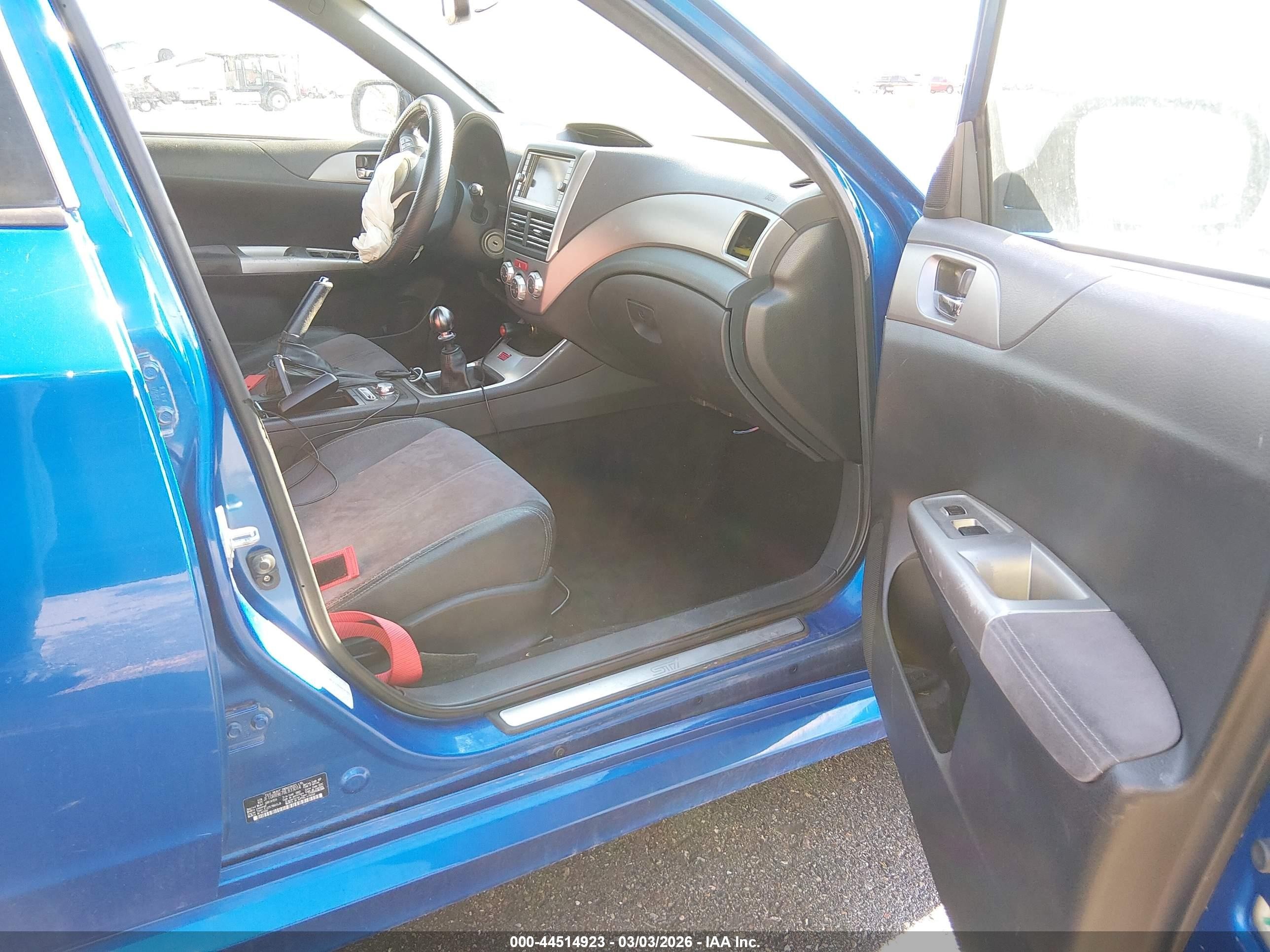 2008 Subaru Impreza Wrx Sti   Blue vin: JF1GR89678L833014
