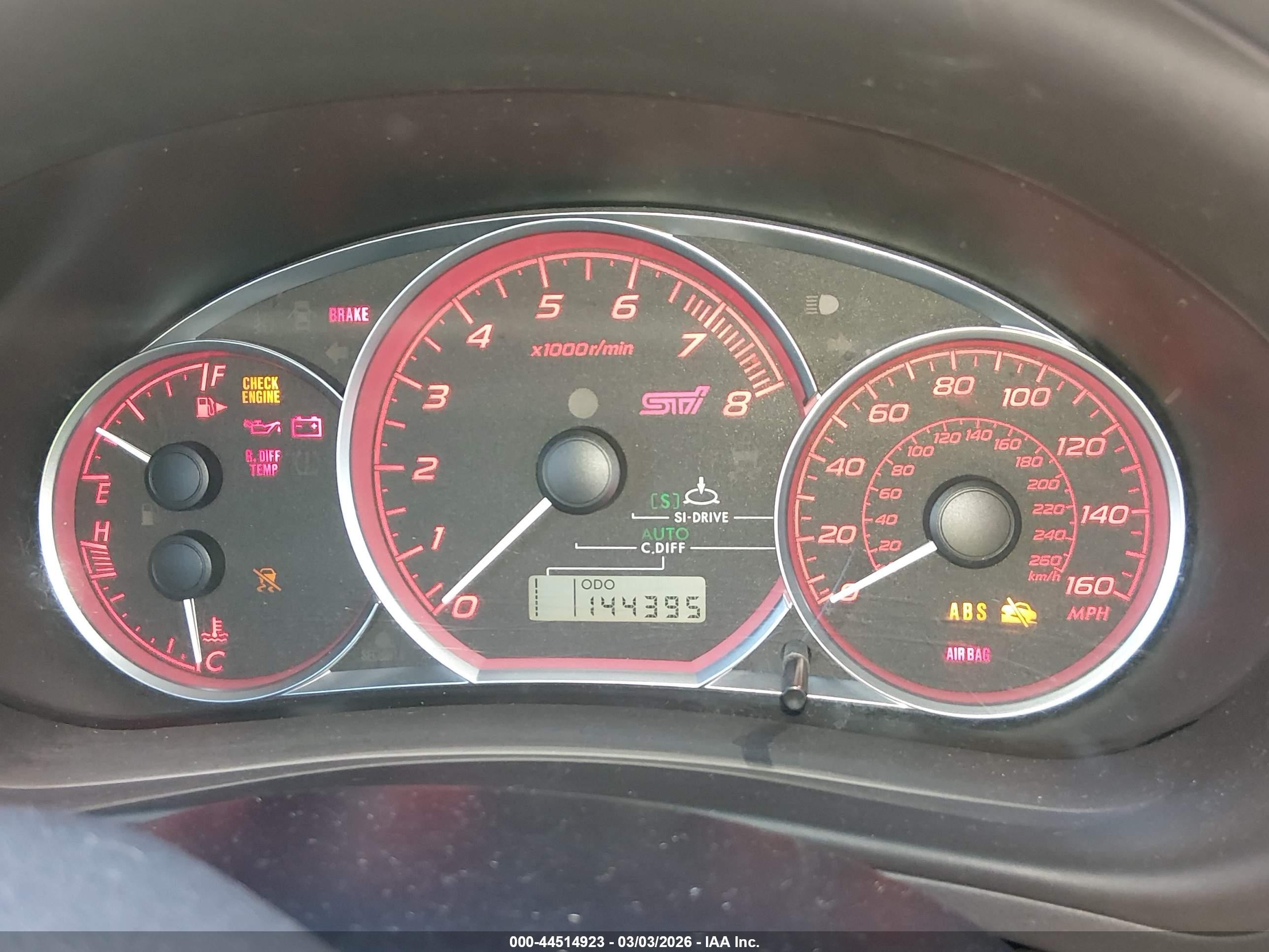 2008 Subaru Impreza Wrx Sti   Blue vin: JF1GR89678L833014
