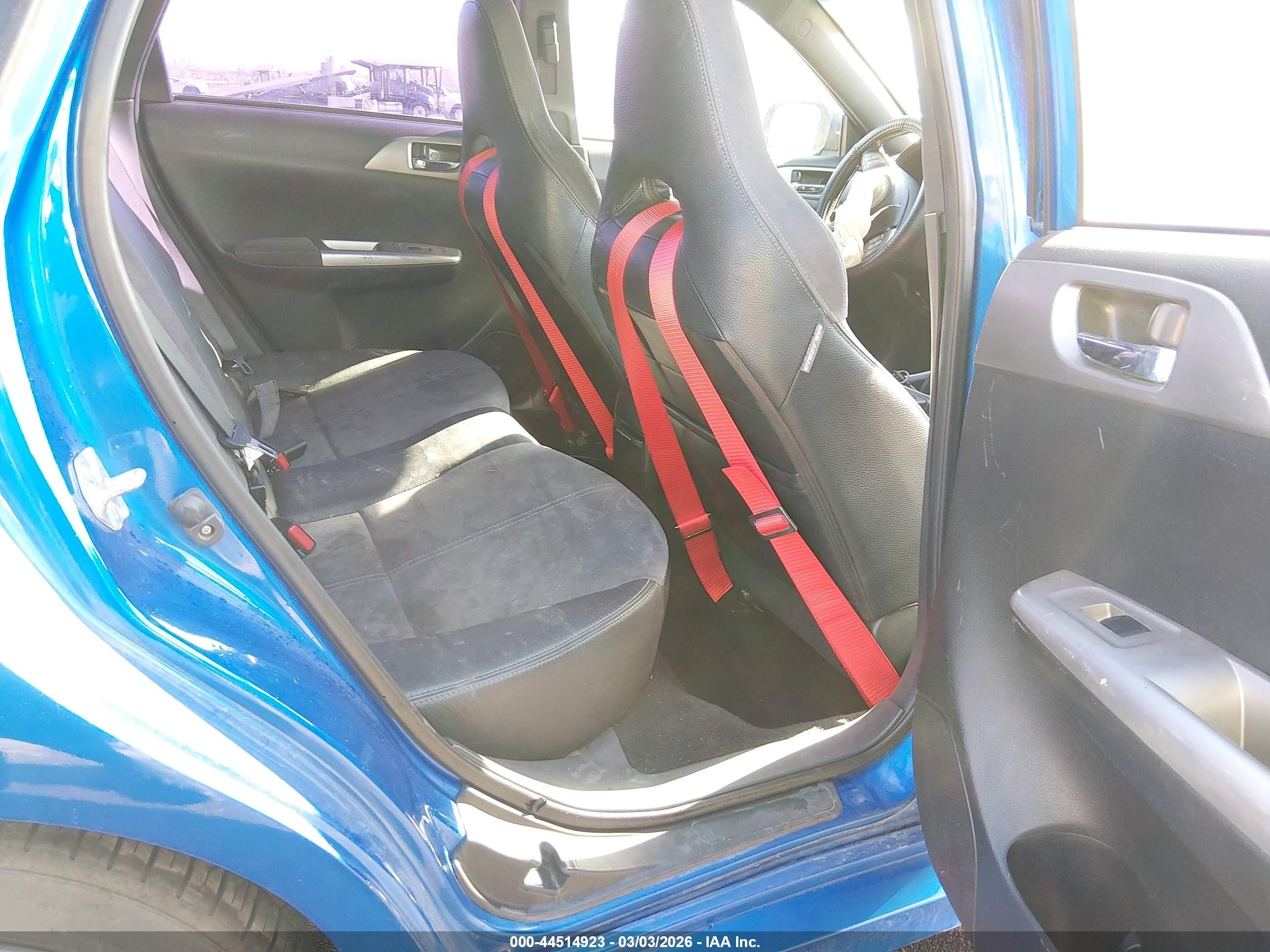 2008 Subaru Impreza Wrx Sti   Blue vin: JF1GR89678L833014