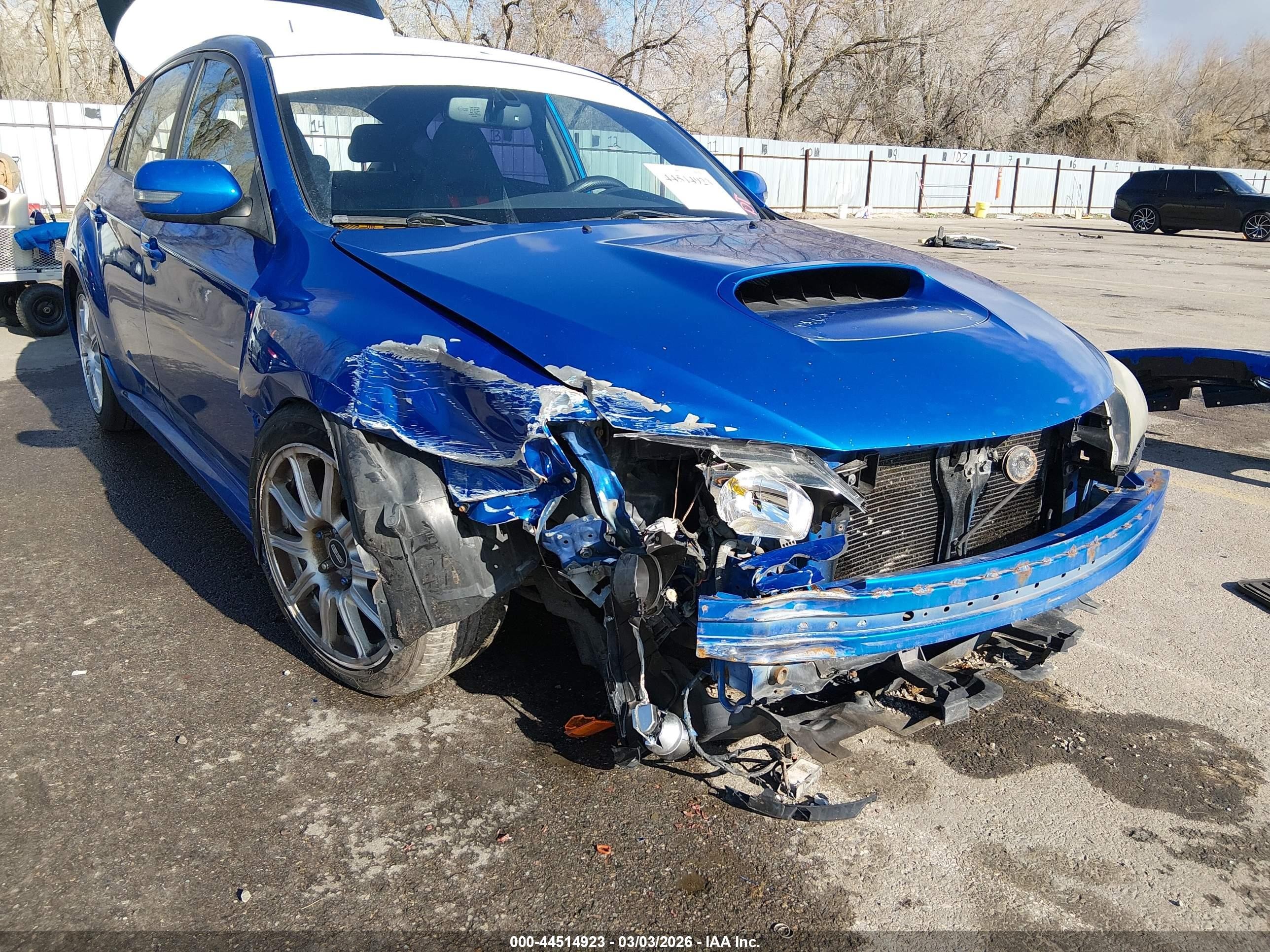 2008 Subaru Impreza Wrx Sti   Blue vin: JF1GR89678L833014