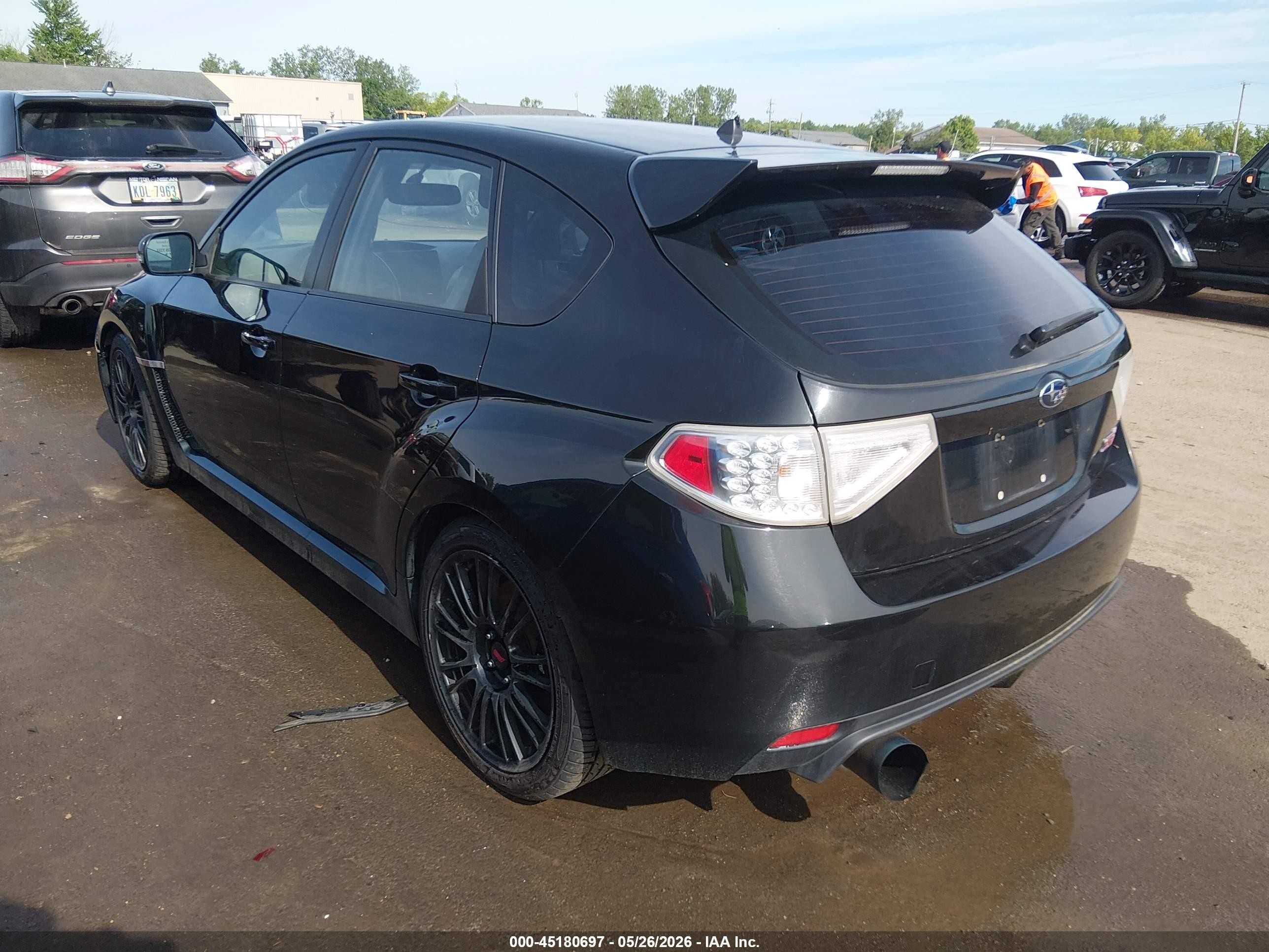 2009 Subaru Impreza Wrx Sti   Black vin: JF1GR89679L823228