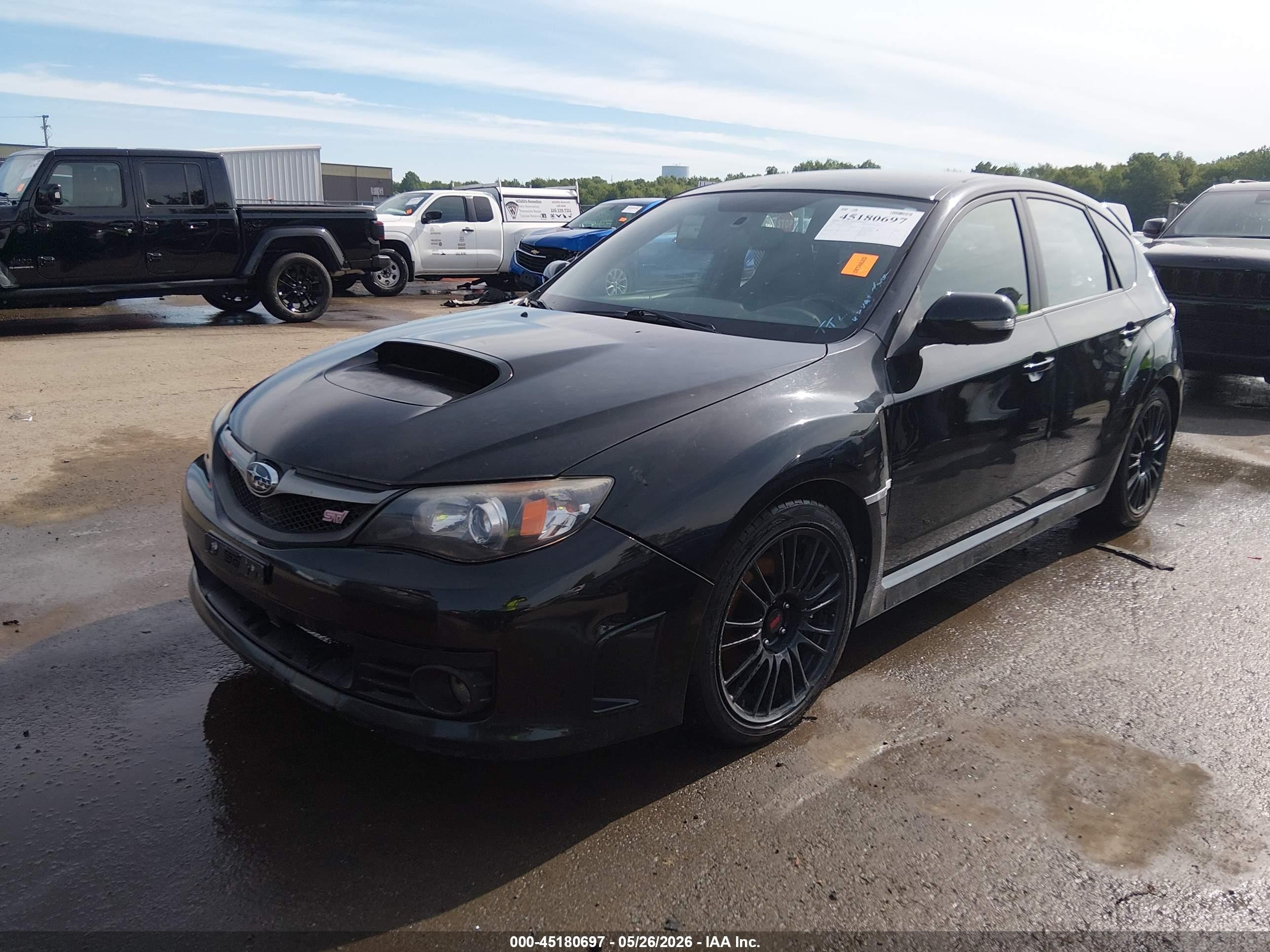 2009 Subaru Impreza Wrx Sti   Black vin: JF1GR89679L823228