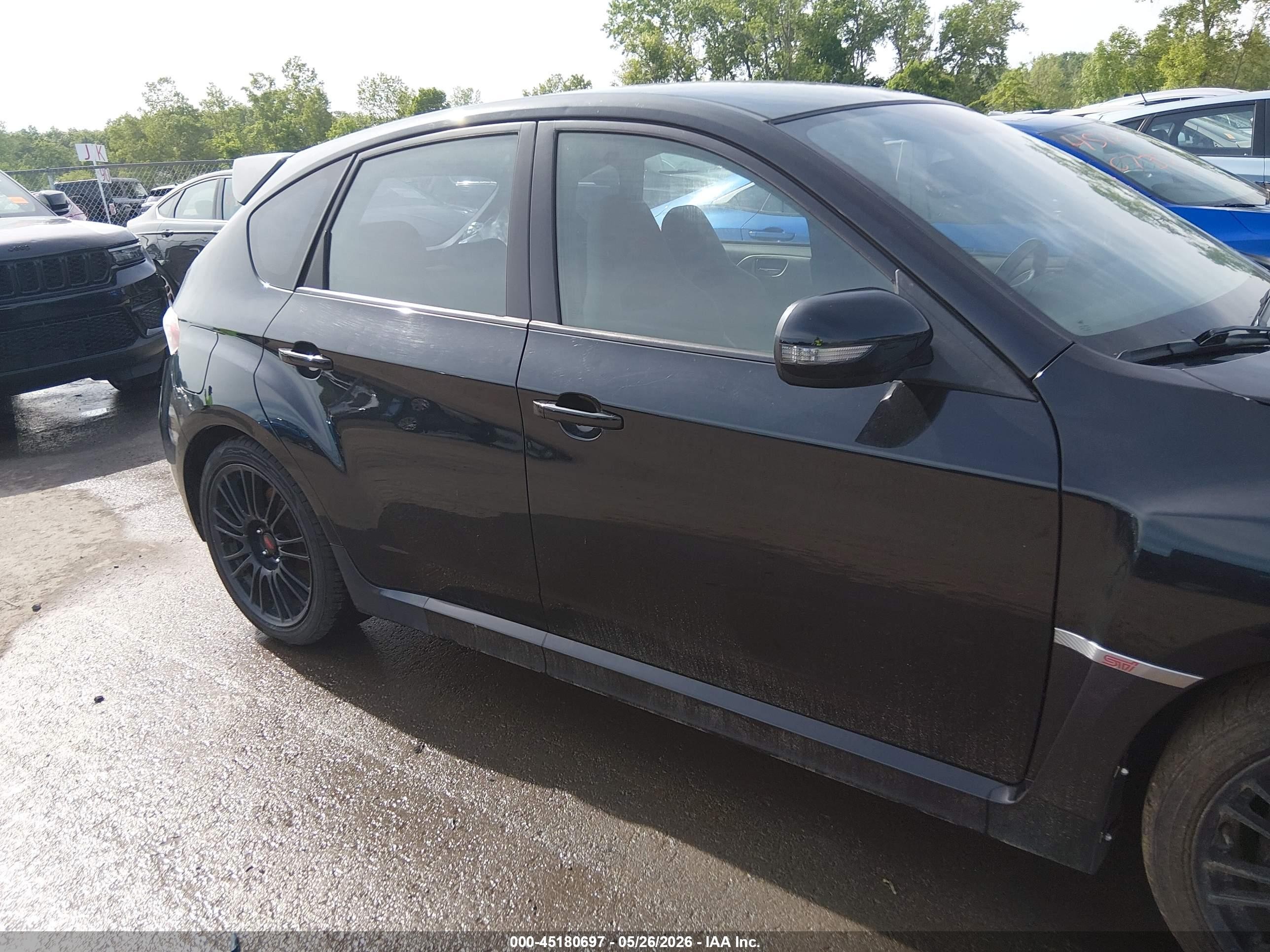 2009 Subaru Impreza Wrx Sti   Black vin: JF1GR89679L823228