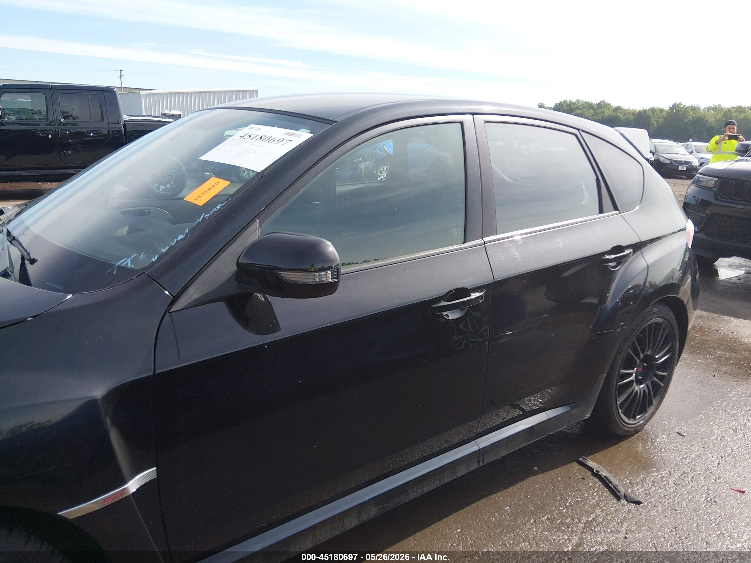 2009 Subaru Impreza Wrx Sti   Black vin: JF1GR89679L823228