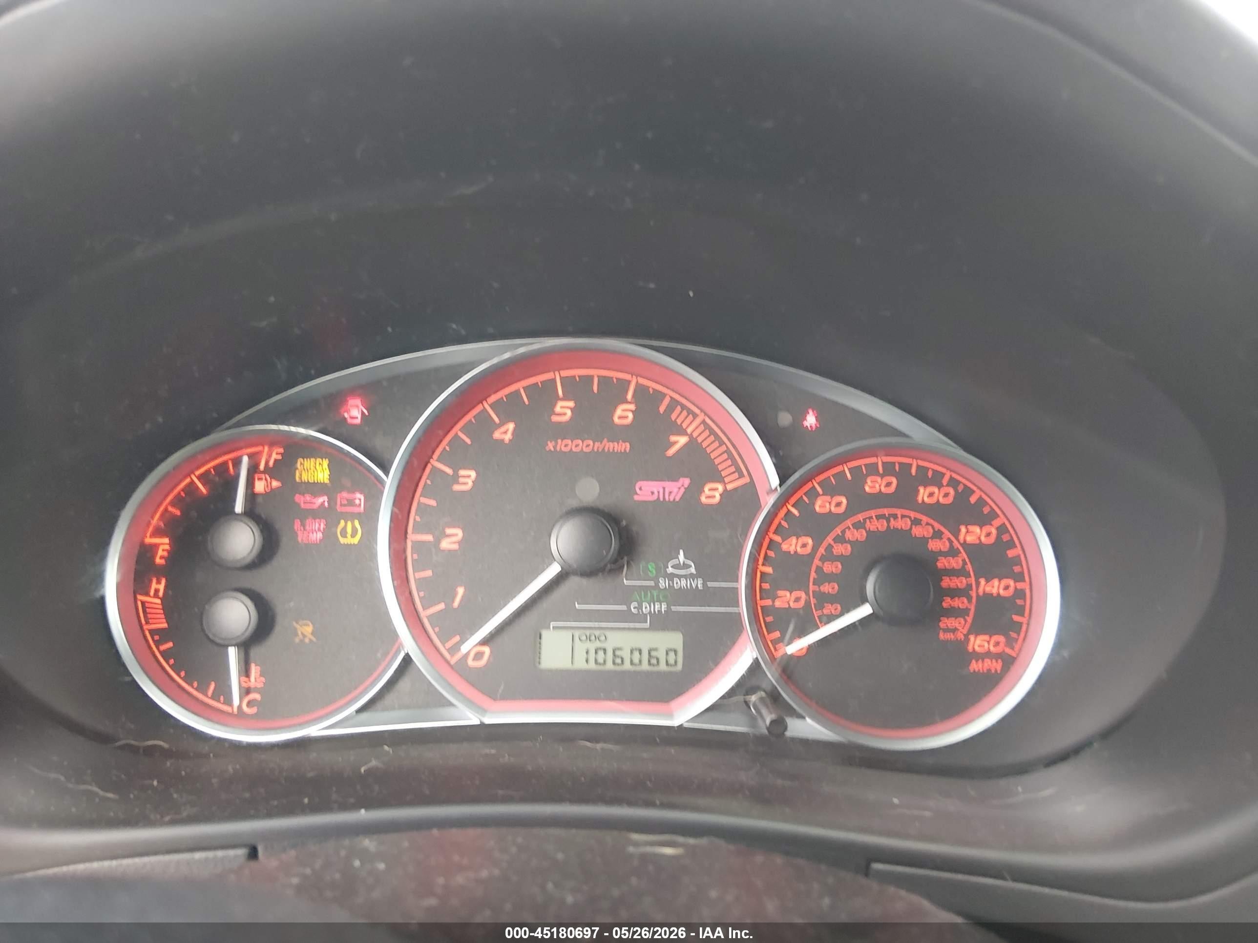 2009 Subaru Impreza Wrx Sti   Black vin: JF1GR89679L823228