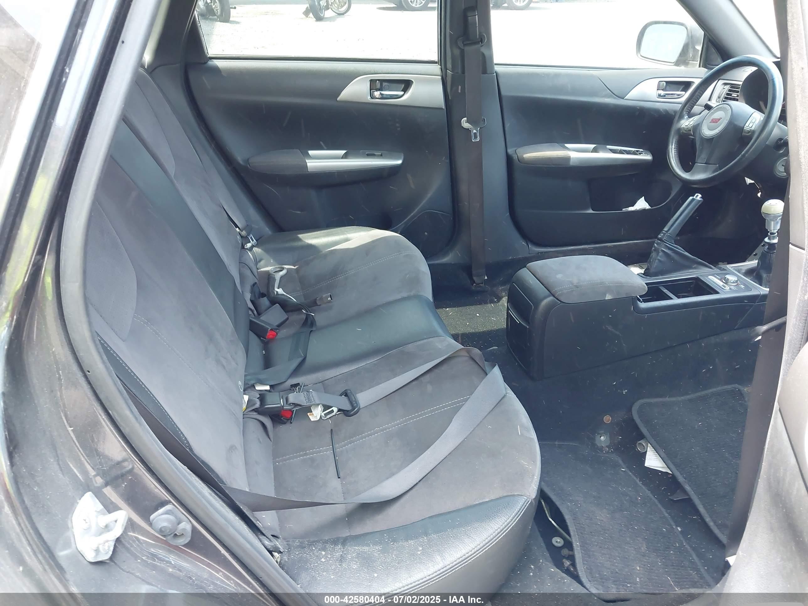 2008 Subaru Impreza Wrx Sti   Gray vin: JF1GR89698L832821