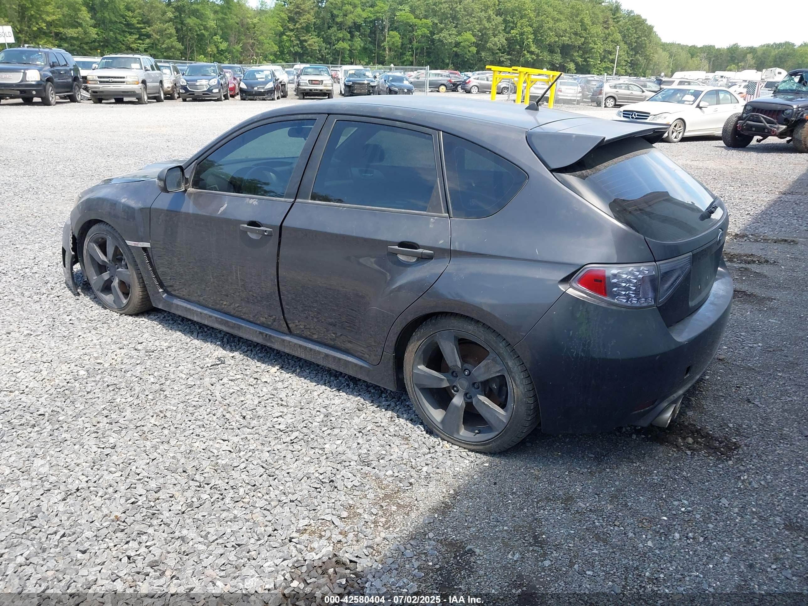 2008 Subaru Impreza Wrx Sti   Gray vin: JF1GR89698L832821