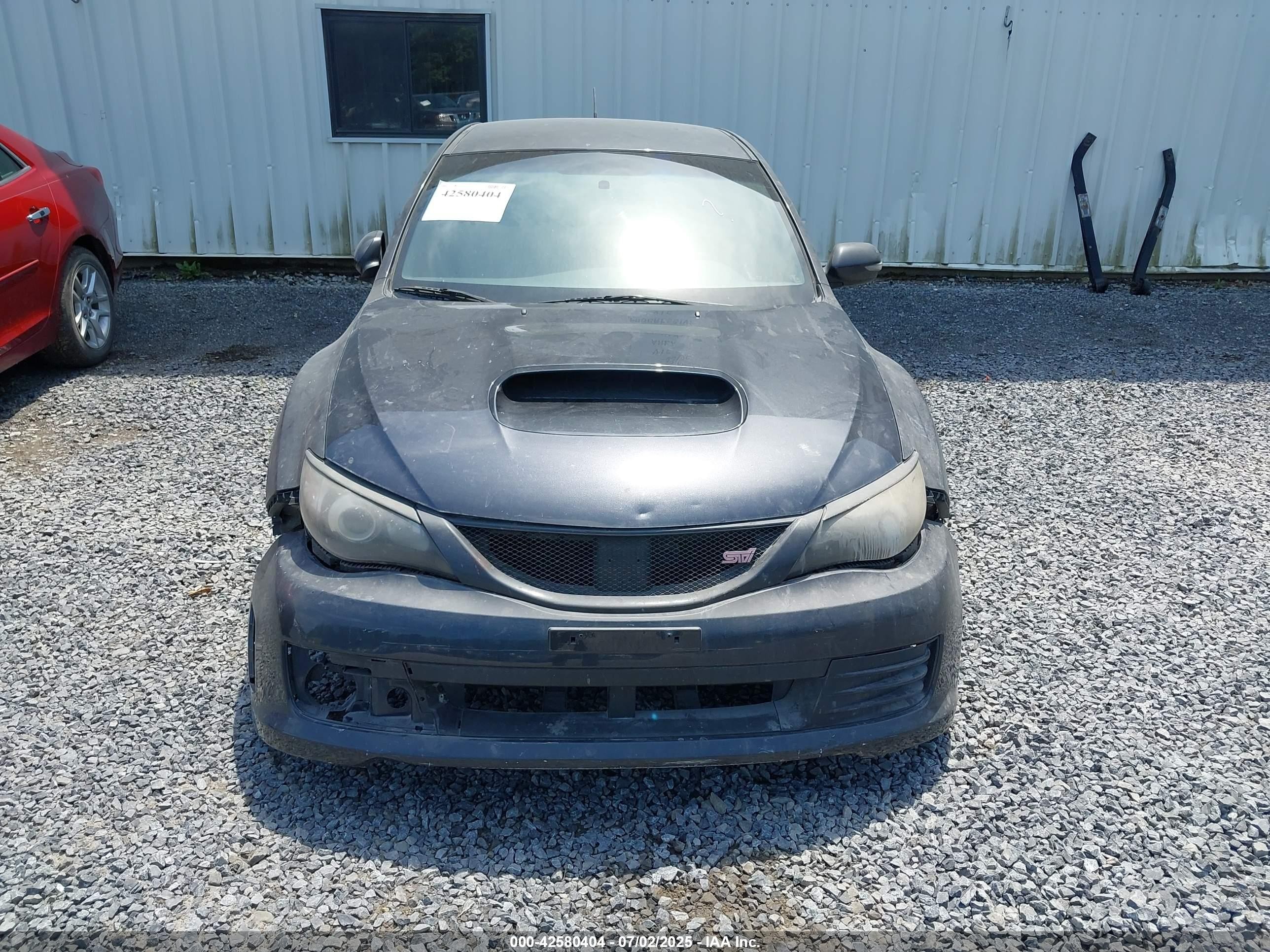 2008 Subaru Impreza Wrx Sti   Gray vin: JF1GR89698L832821
