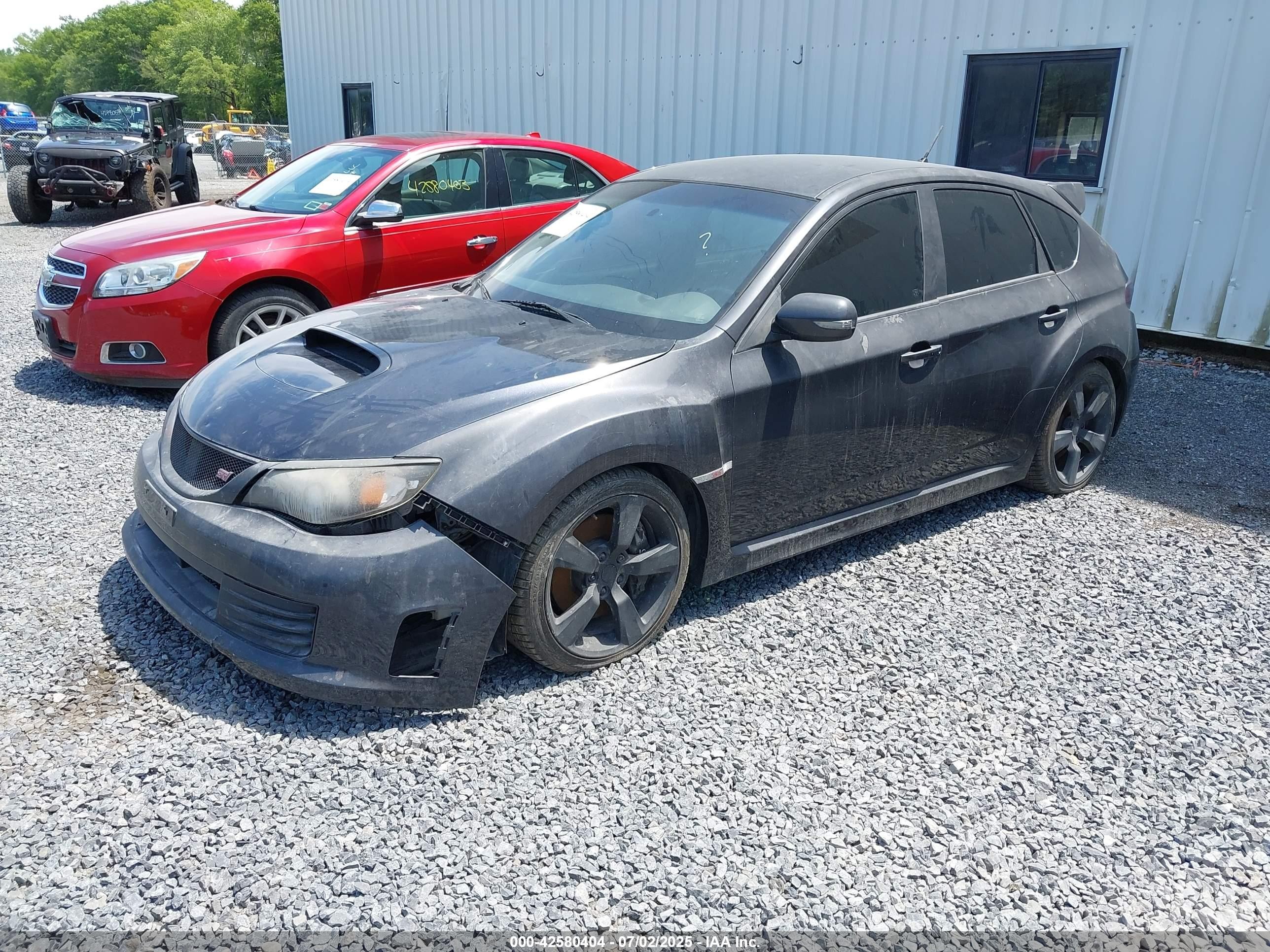 2008 Subaru Impreza Wrx Sti   Gray vin: JF1GR89698L832821