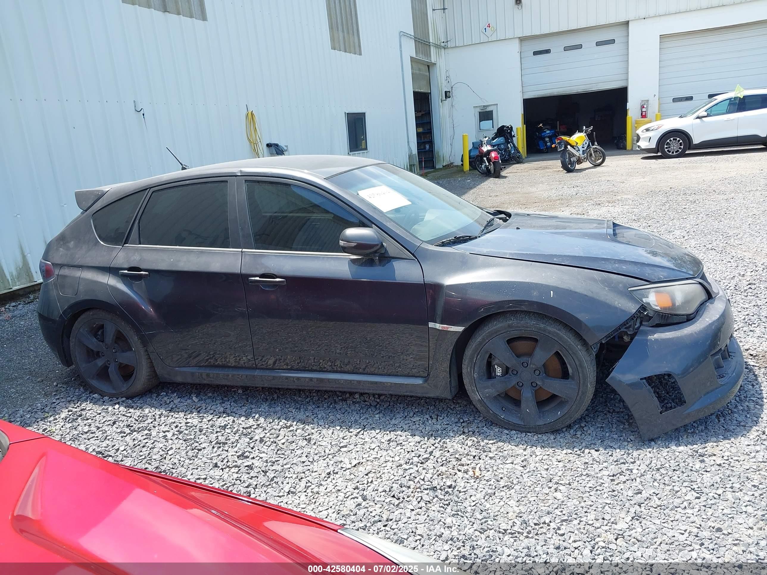 2008 Subaru Impreza Wrx Sti   Gray vin: JF1GR89698L832821