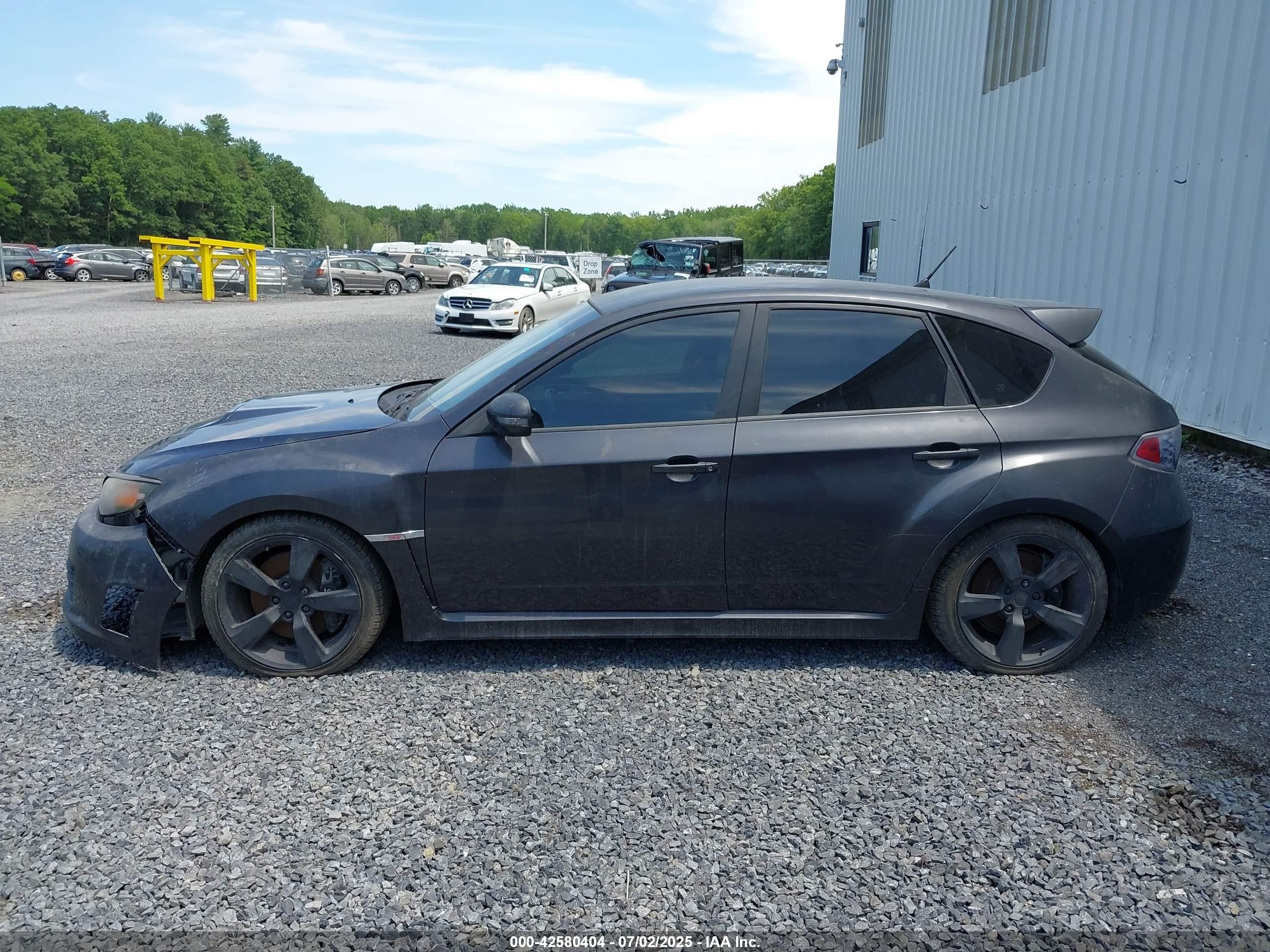 2008 Subaru Impreza Wrx Sti   Gray vin: JF1GR89698L832821