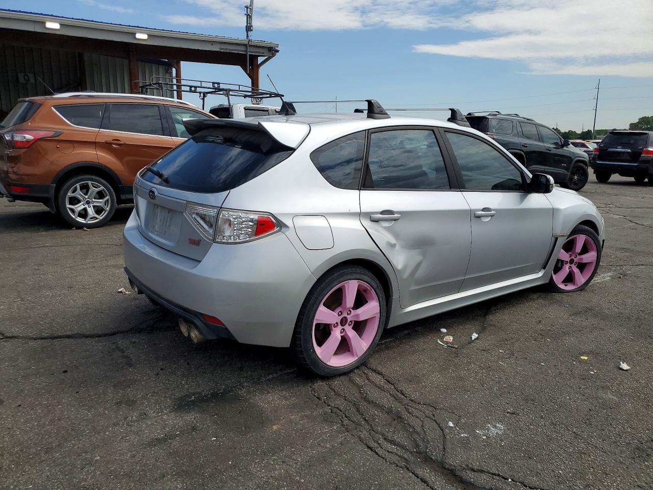 2008 Subaru Impreza Wrx Sti Silver vin: JF1GR89698L834407