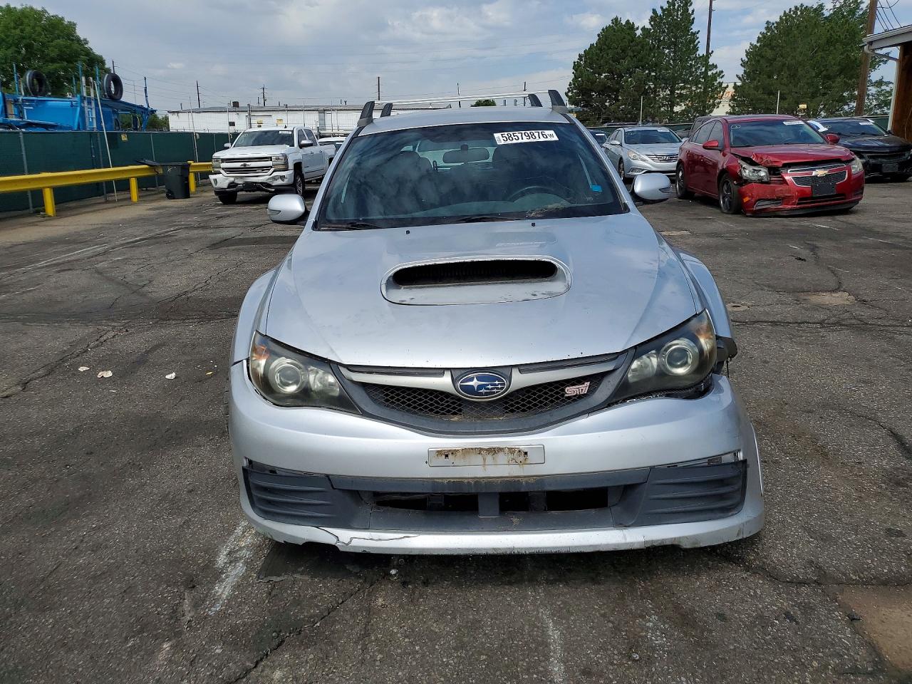 2008 Subaru Impreza Wrx Sti Silver vin: JF1GR89698L834407