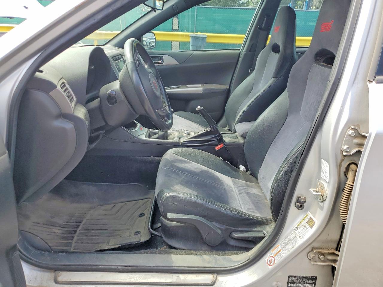 2008 Subaru Impreza Wrx Sti Silver vin: JF1GR89698L834407