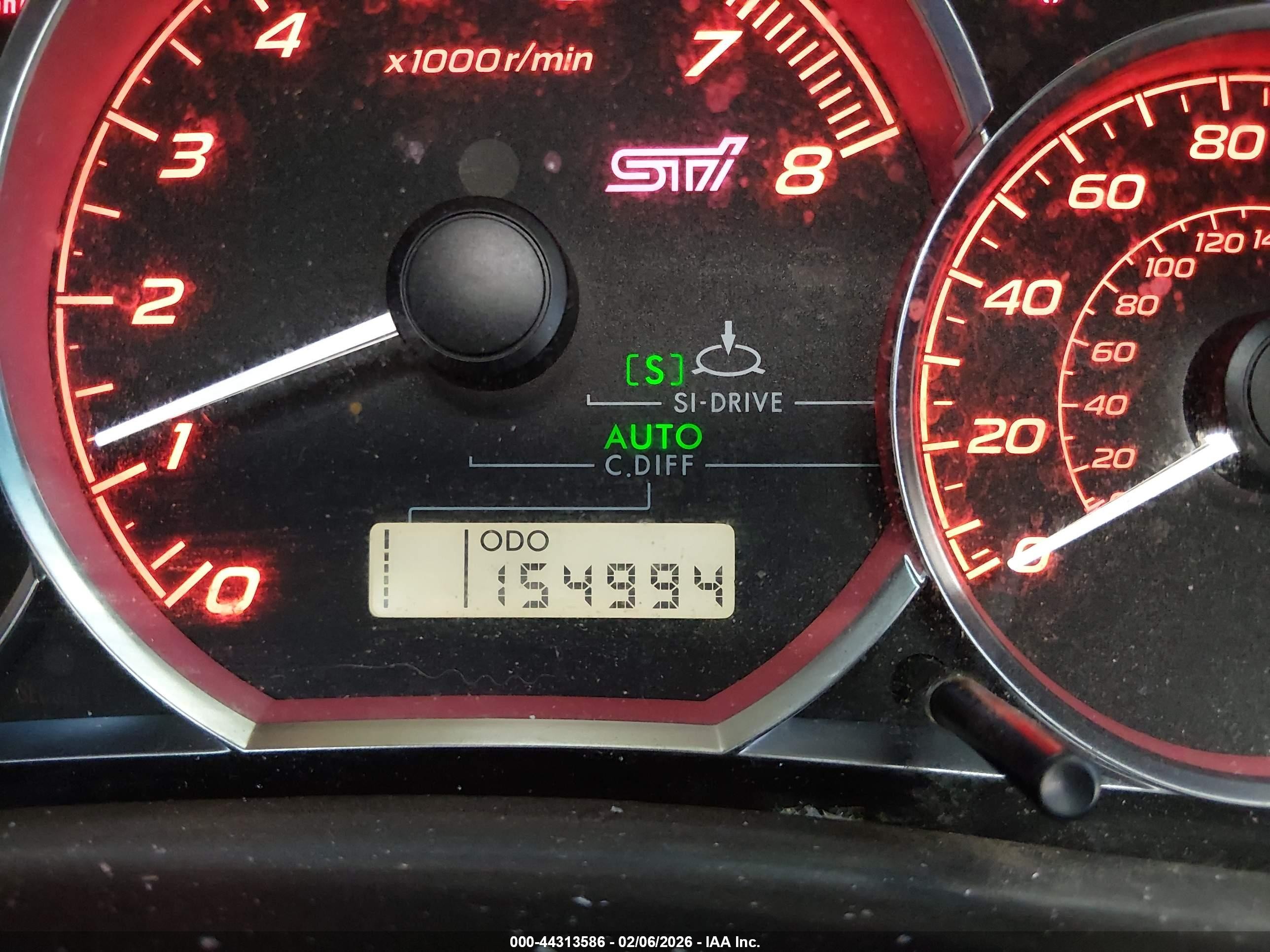 2008 Subaru Impreza Wrx Sti   White vin: JF1GR896X8L817258