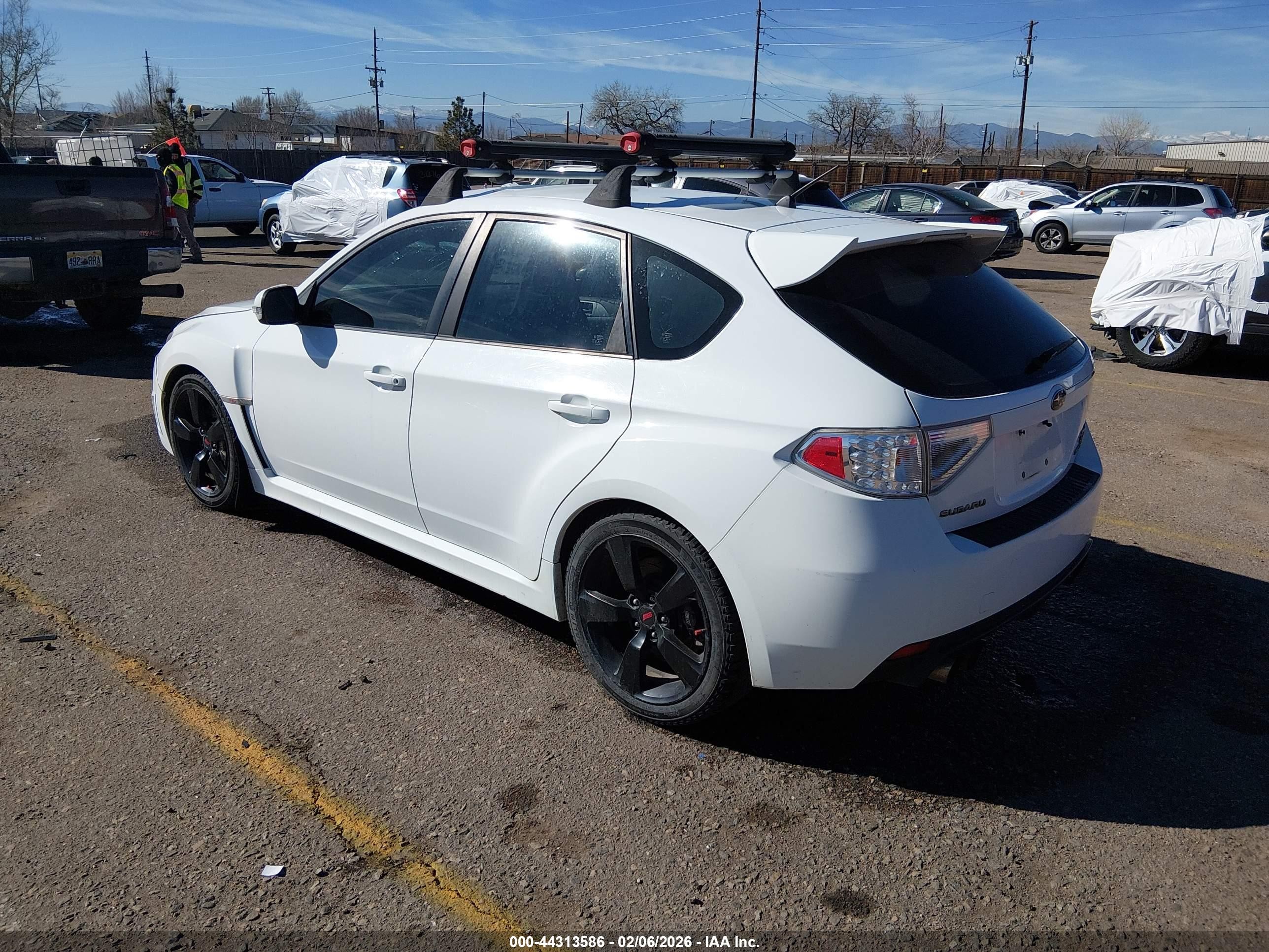 2008 Subaru Impreza Wrx Sti   White vin: JF1GR896X8L817258