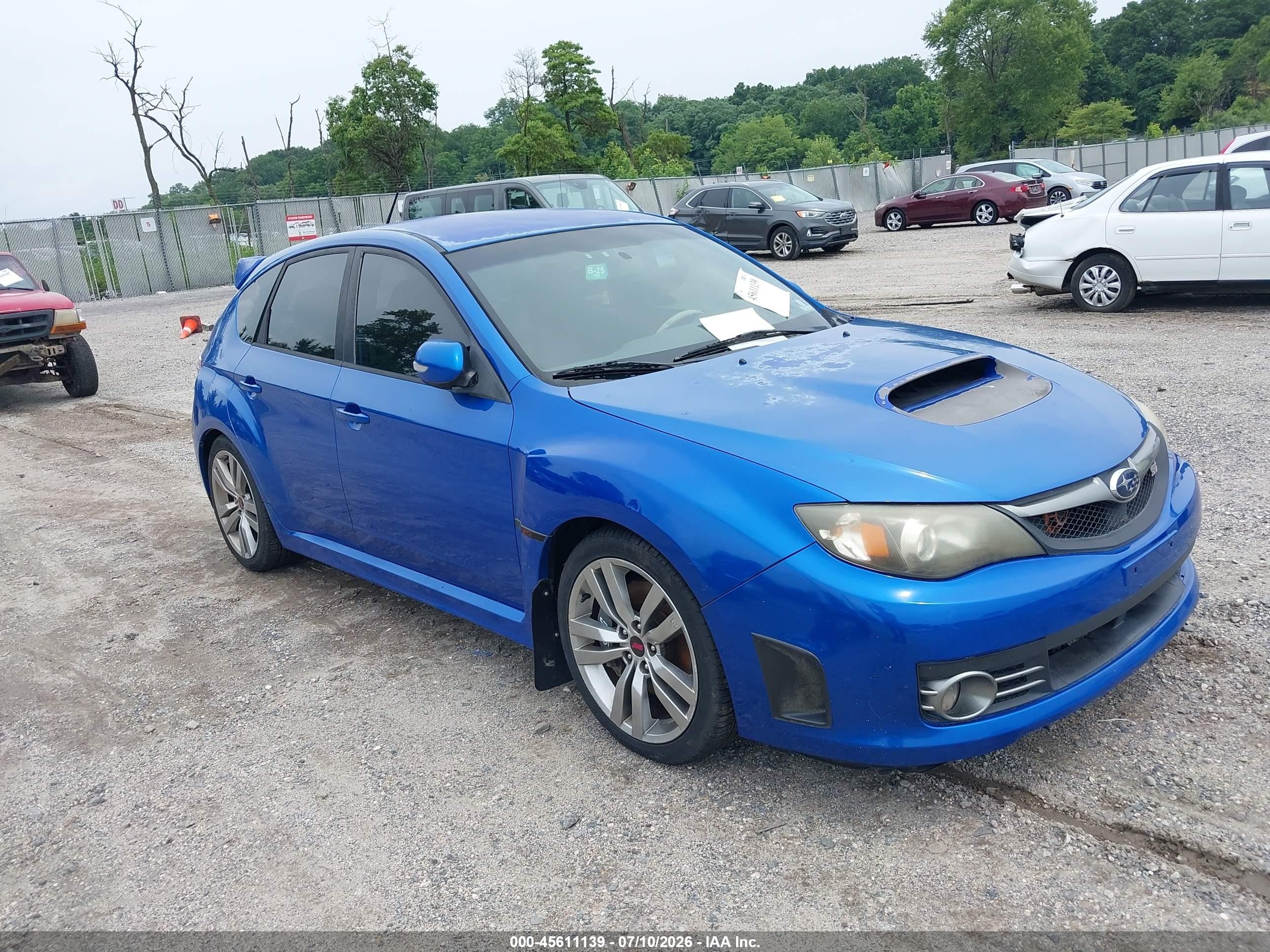 2008 Subaru Impreza Wrx Sti   Blue vin: JF1GR896X8L822444