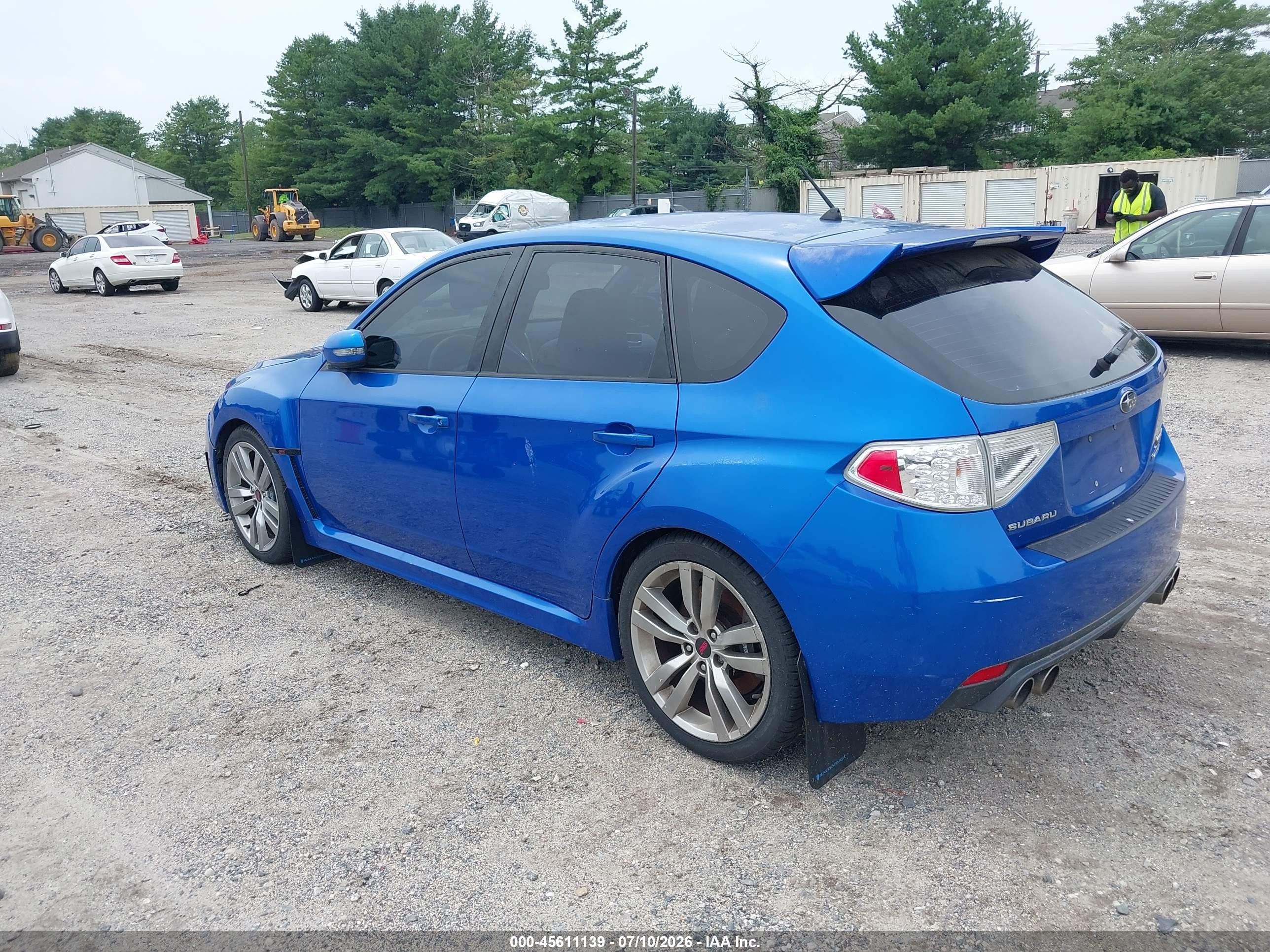 2008 Subaru Impreza Wrx Sti   Синий vin: JF1GR896X8L822444