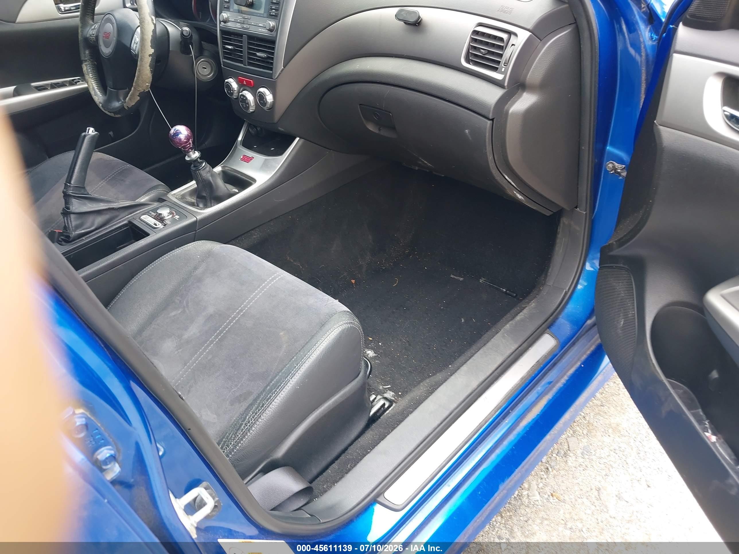 2008 Subaru Impreza Wrx Sti   Синий vin: JF1GR896X8L822444