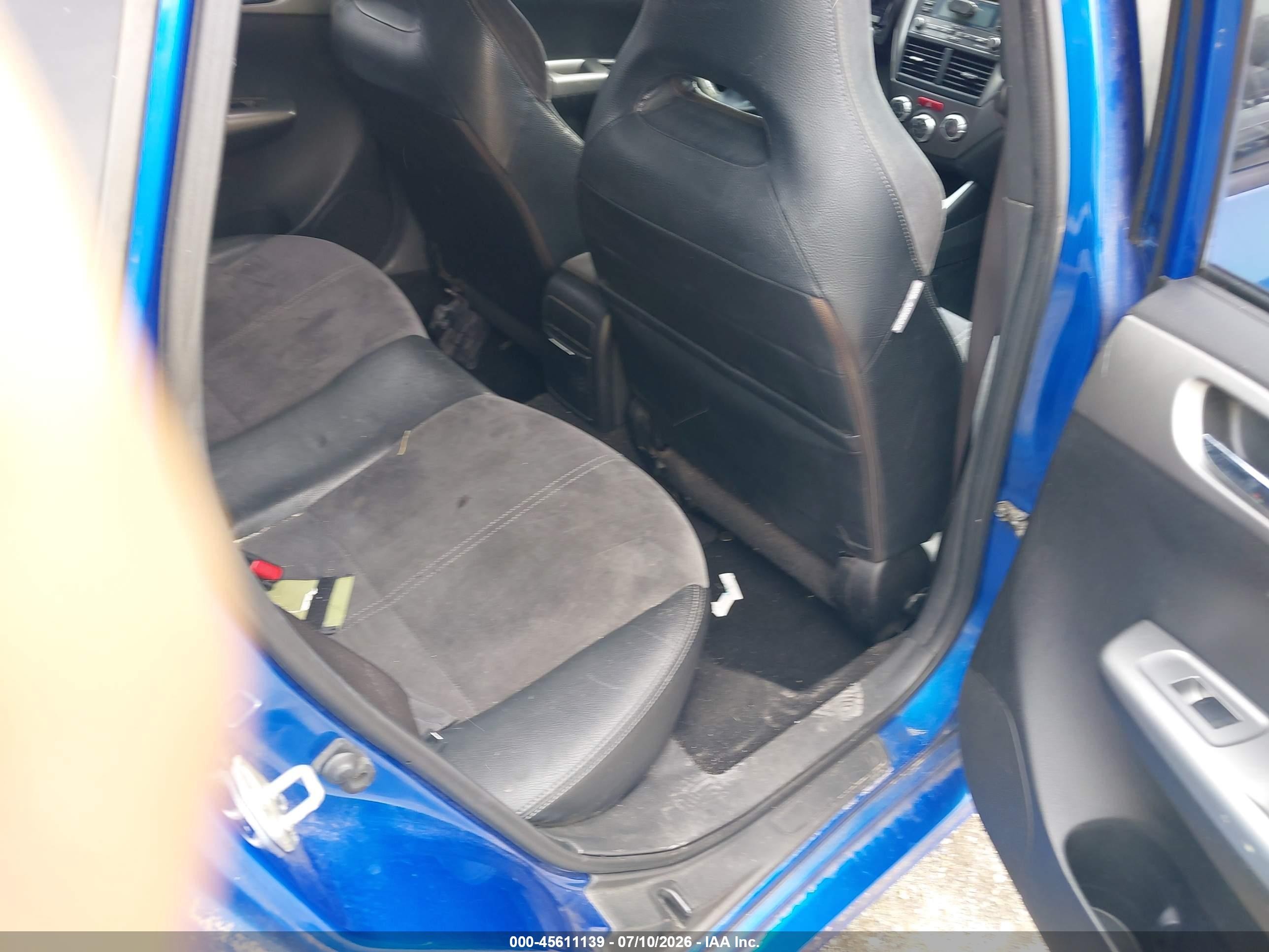 2008 Subaru Impreza Wrx Sti   Синий vin: JF1GR896X8L822444