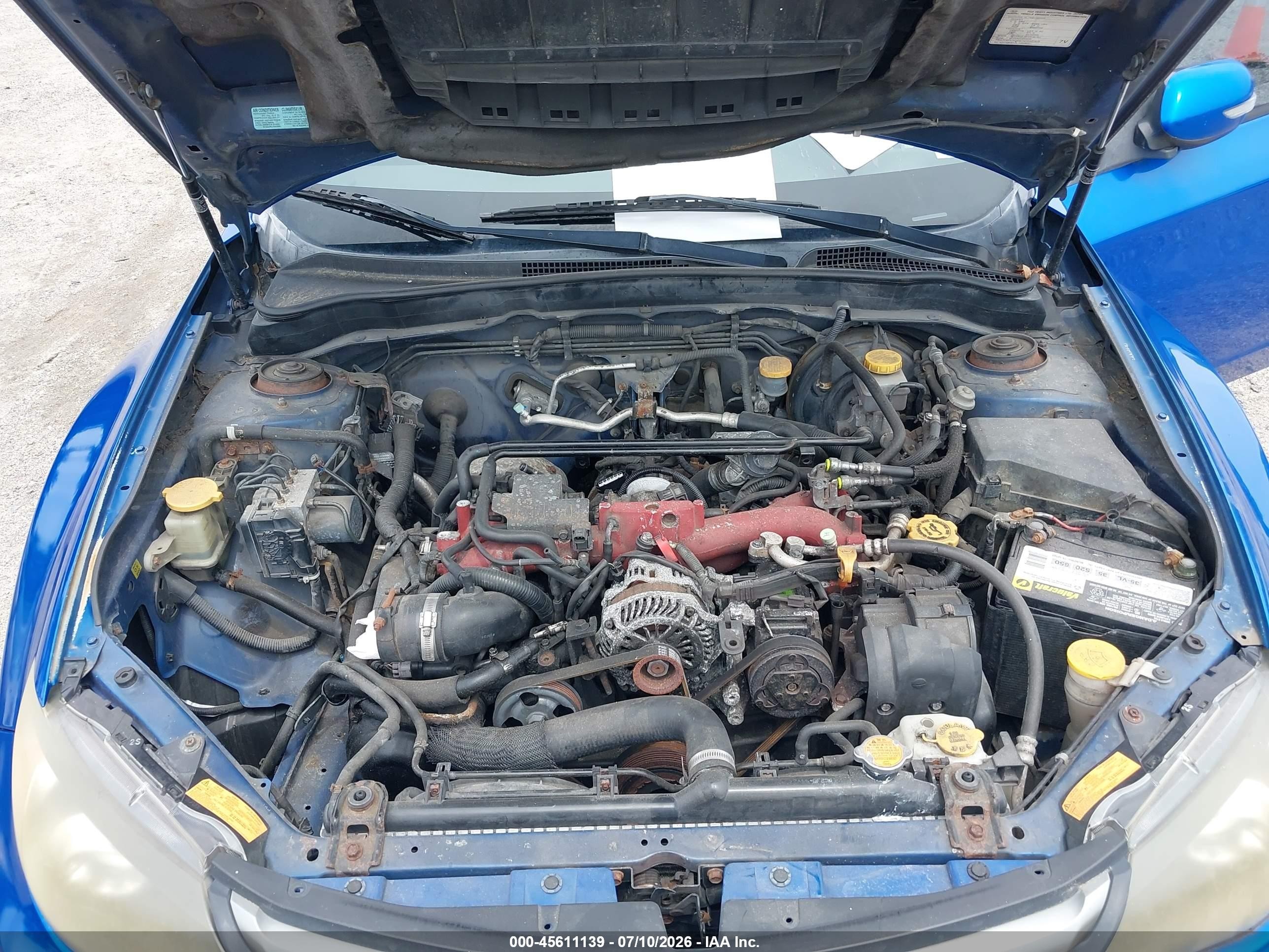 2008 Subaru Impreza Wrx Sti   Синий vin: JF1GR896X8L822444