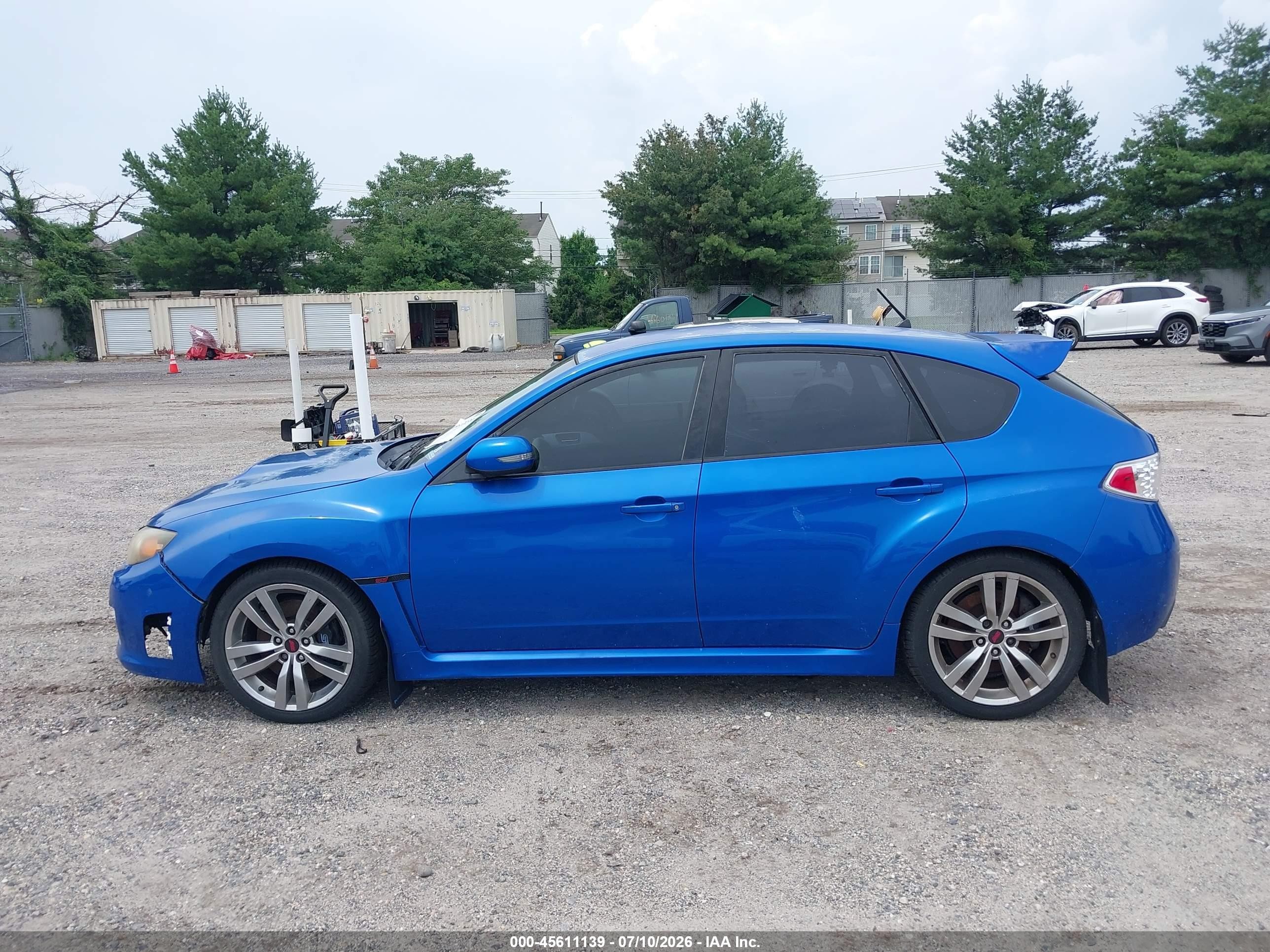 2008 Subaru Impreza Wrx Sti   Синий vin: JF1GR896X8L822444