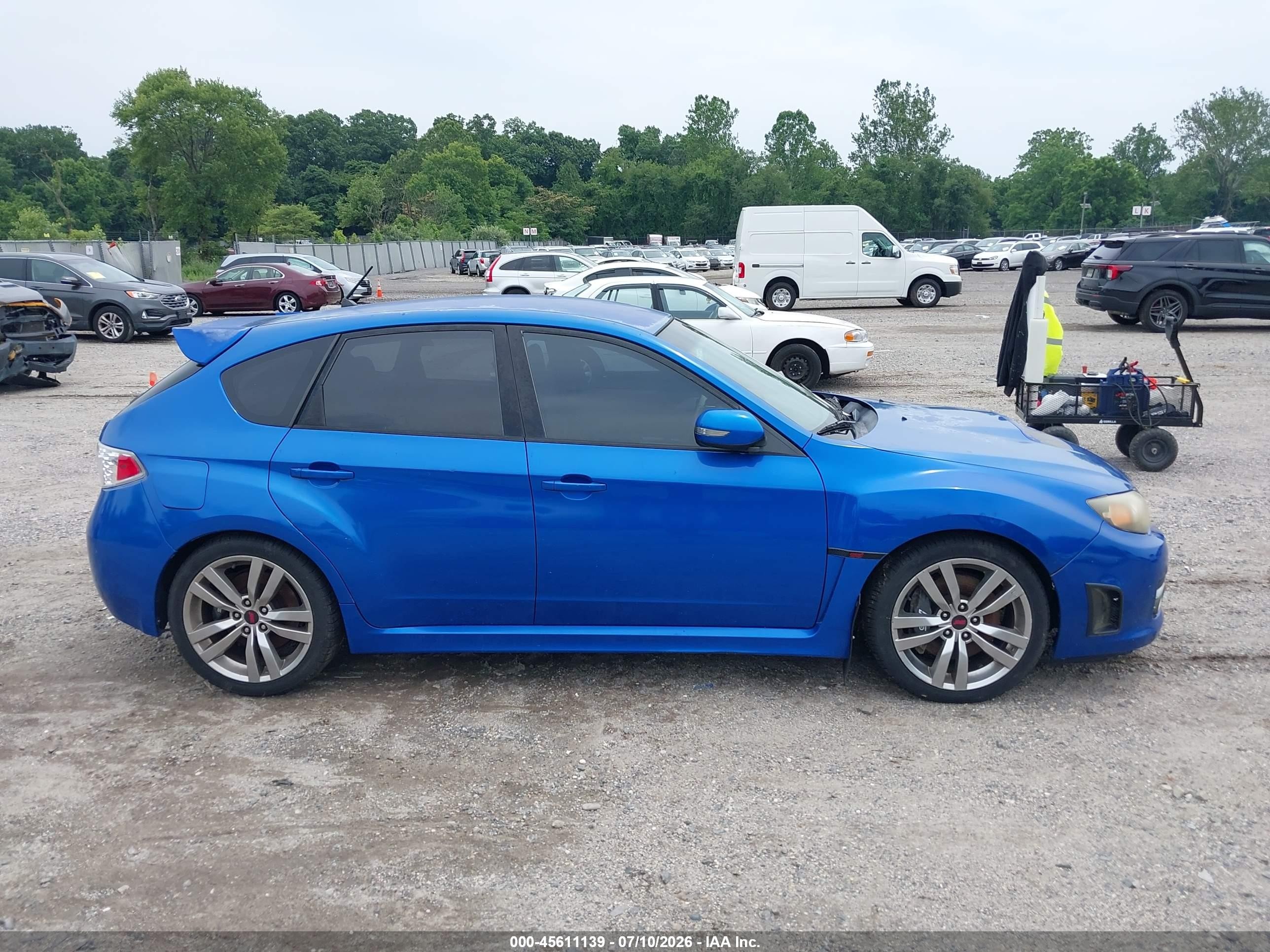 2008 Subaru Impreza Wrx Sti   Синий vin: JF1GR896X8L822444