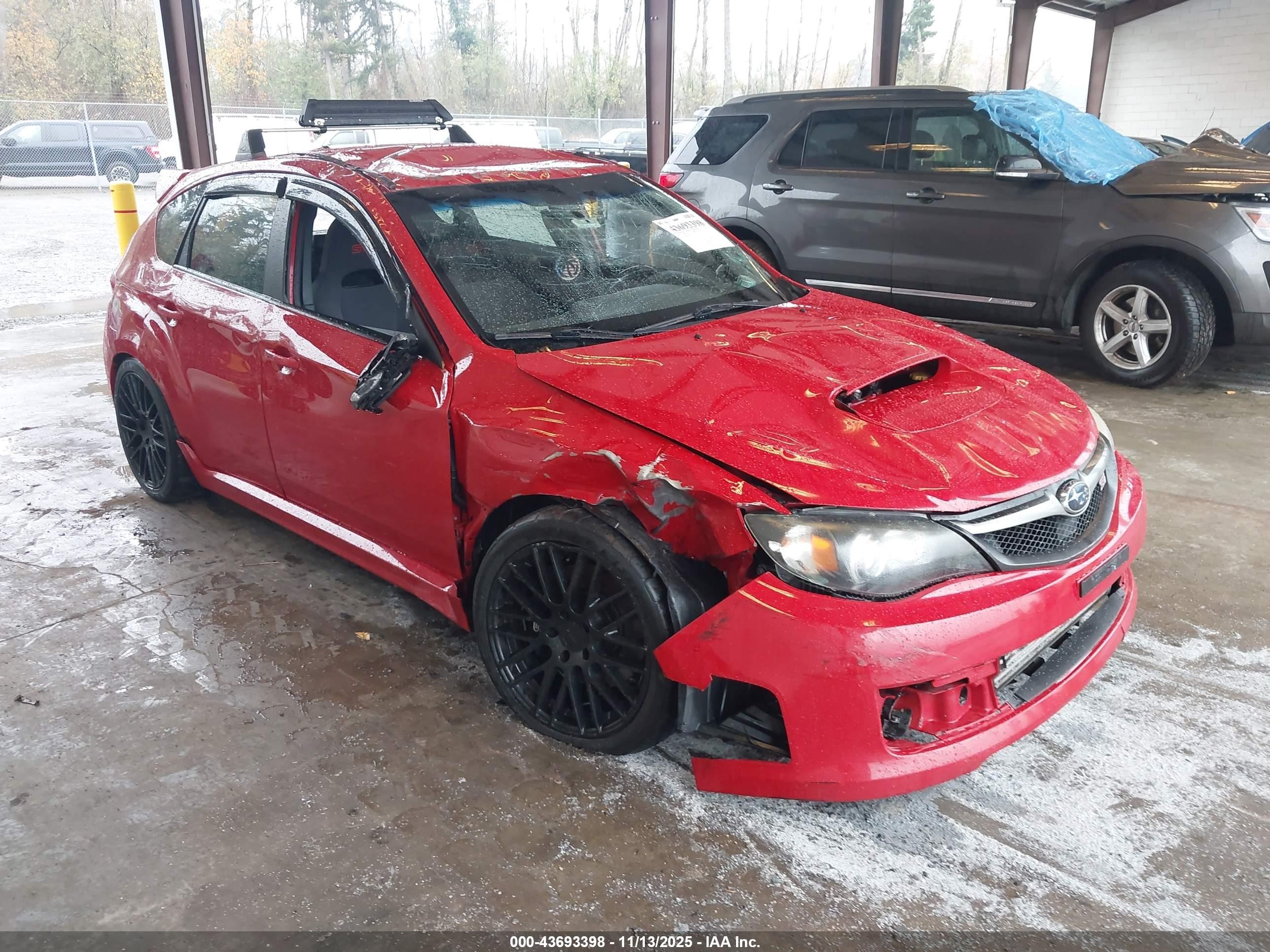 2008 Subaru Impreza Wrx Sti   Red vin: JF1GR896X8L826140