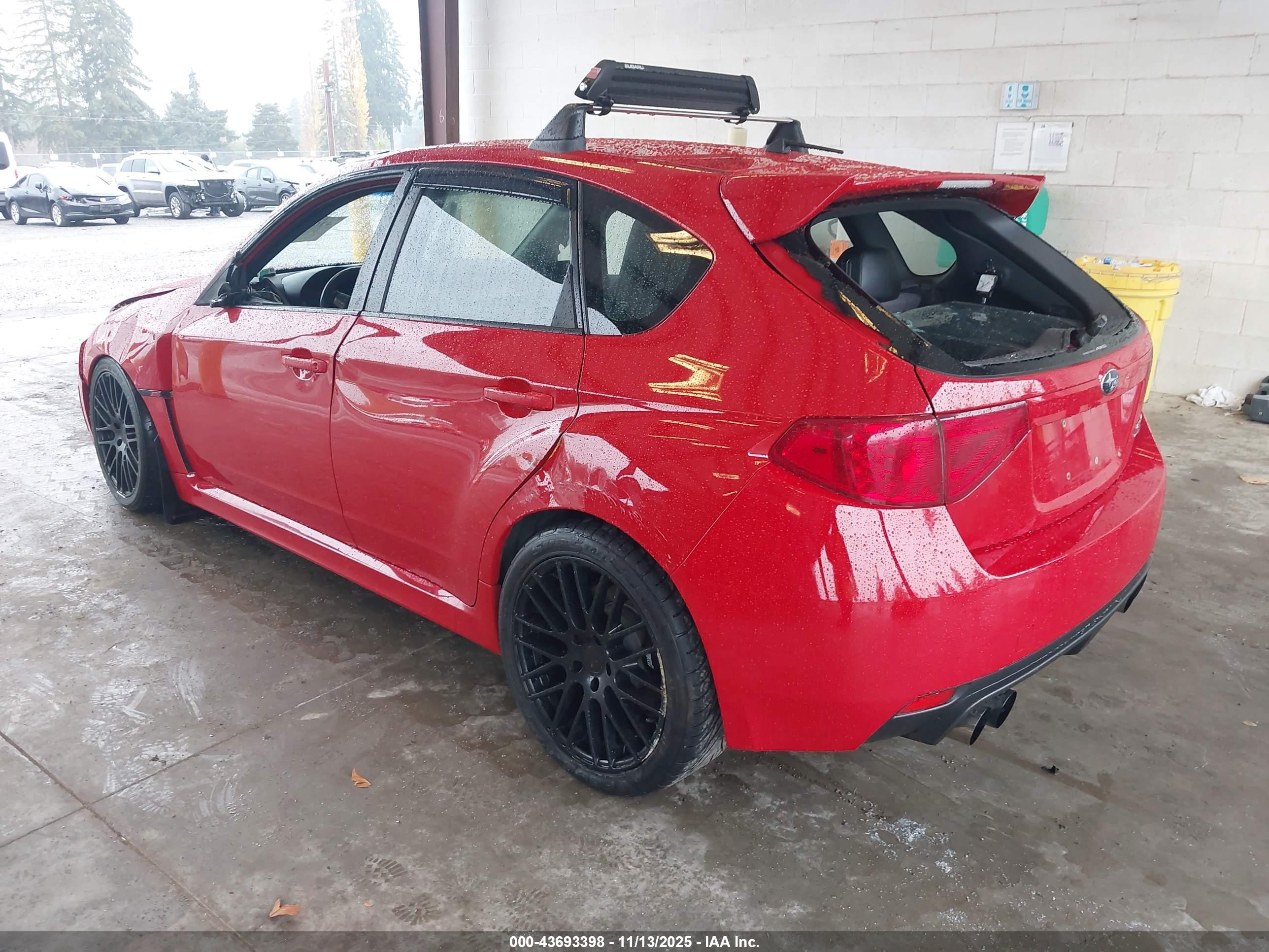 2008 Subaru Impreza Wrx Sti   Red vin: JF1GR896X8L826140