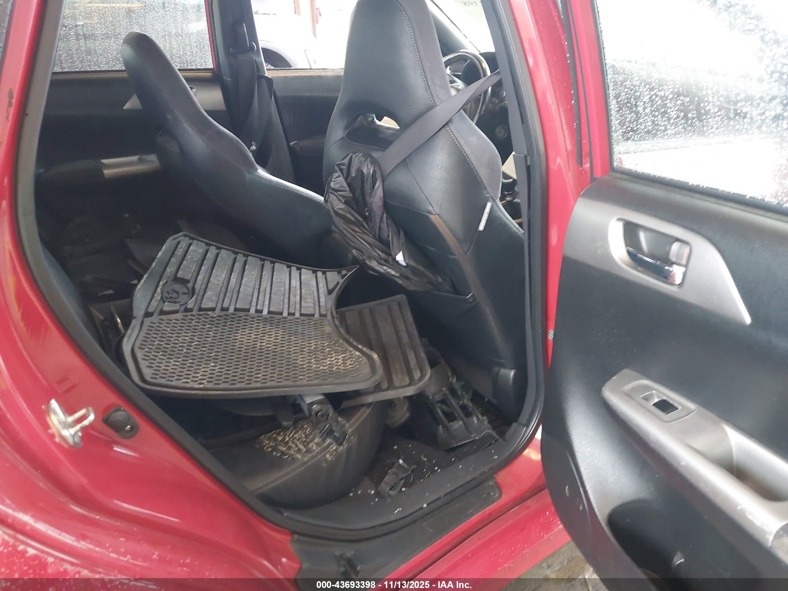 2008 Subaru Impreza Wrx Sti   Red vin: JF1GR896X8L826140