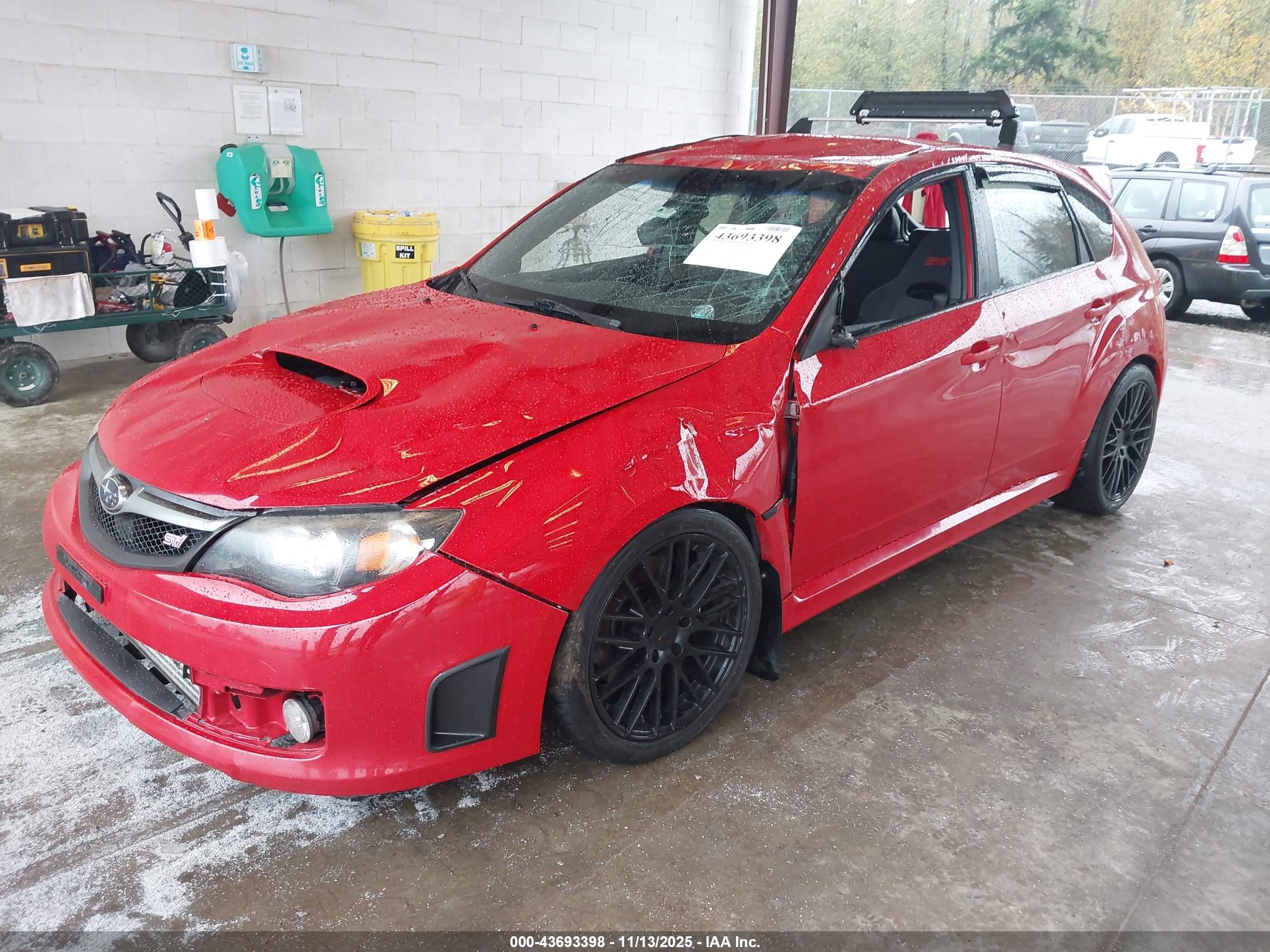 2008 Subaru Impreza Wrx Sti   Red vin: JF1GR896X8L826140