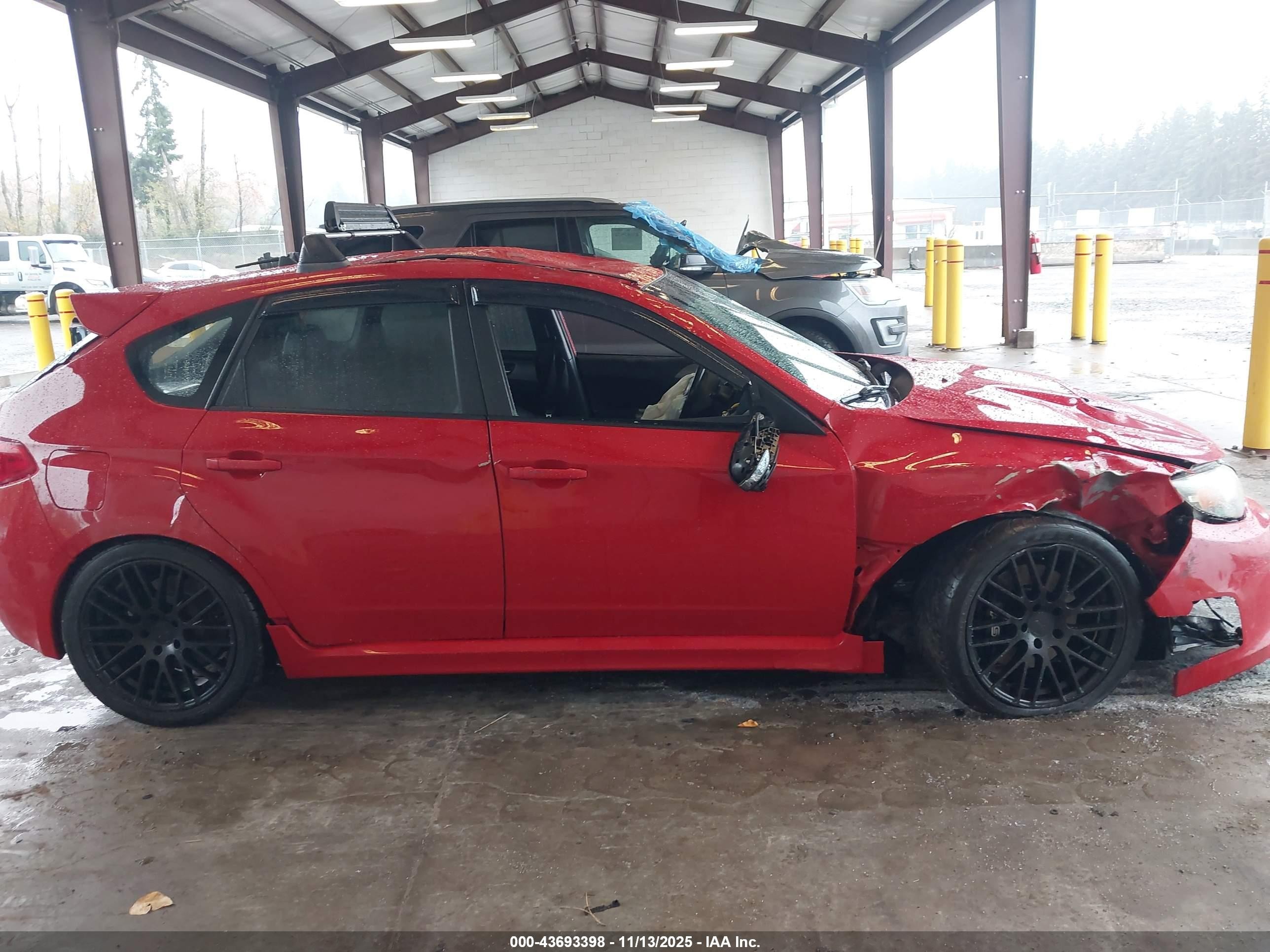 2008 Subaru Impreza Wrx Sti   Red vin: JF1GR896X8L826140