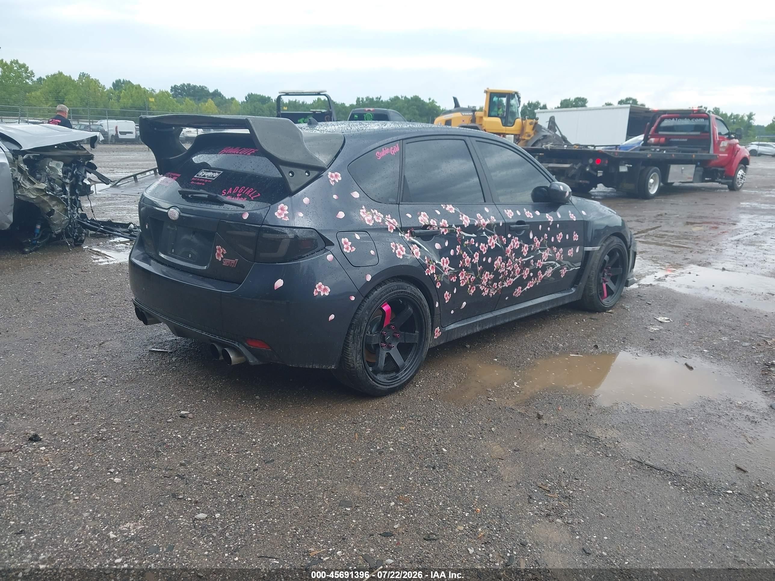 2012 Subaru Wrx Sti   Gray vin: JF1GR8G64CL218576