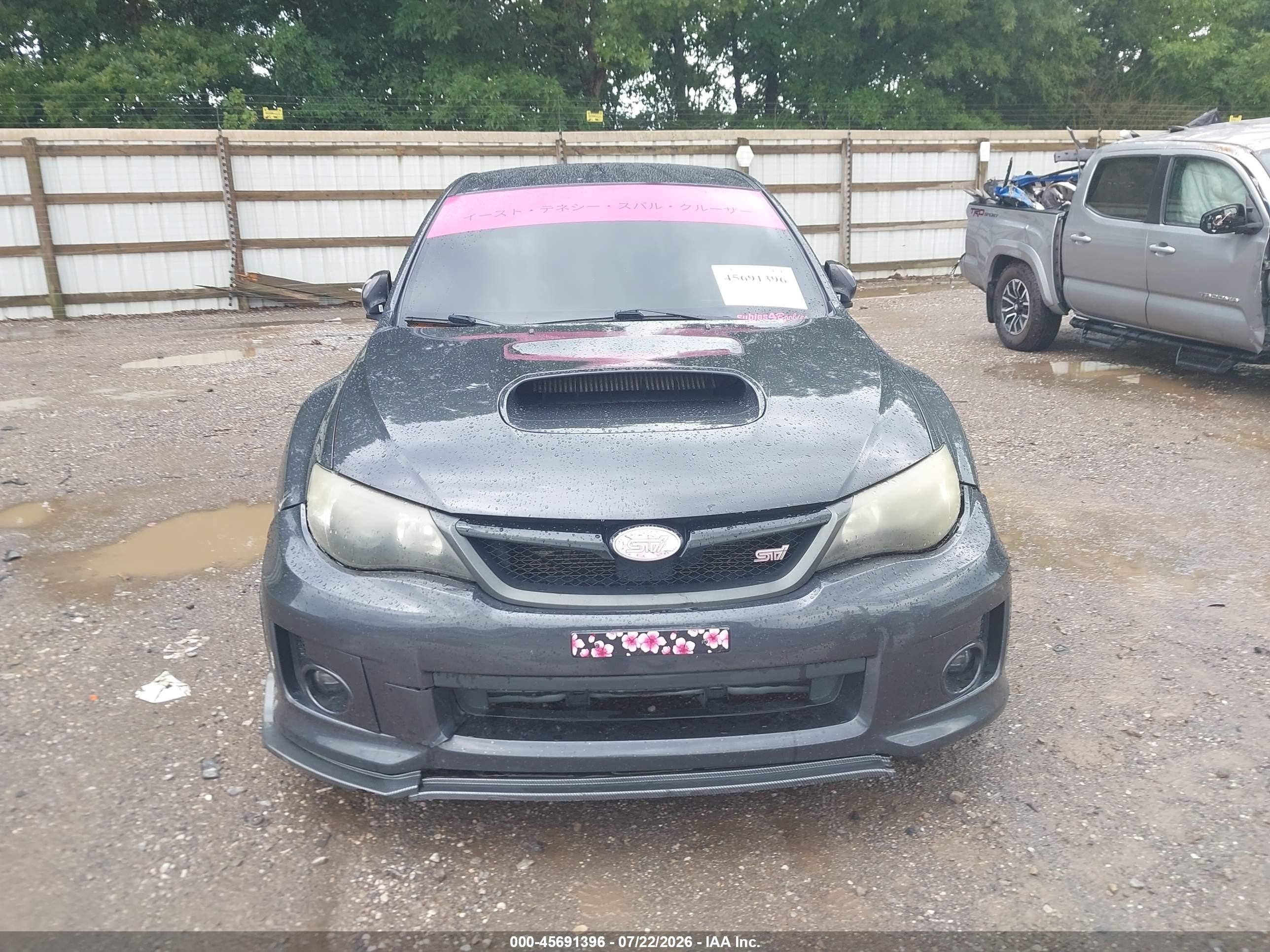 2012 Subaru Wrx Sti   Gray vin: JF1GR8G64CL218576