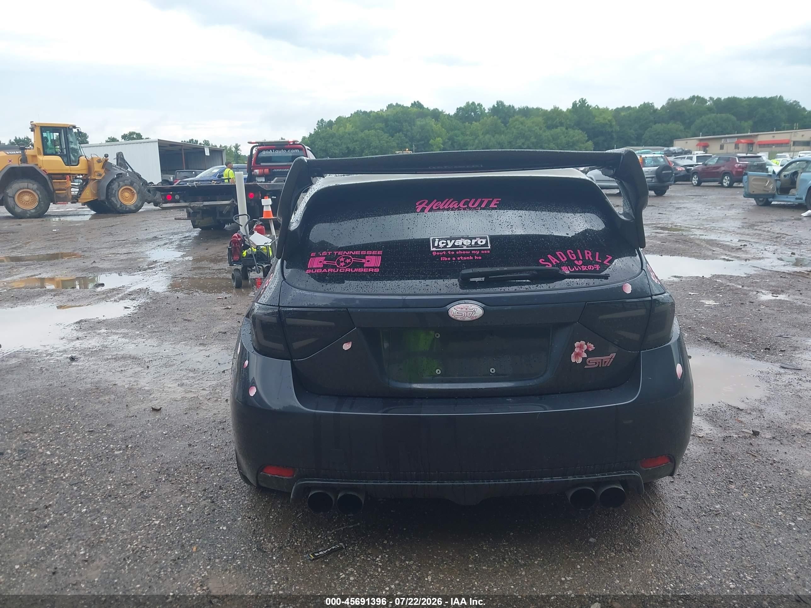 2012 Subaru Wrx Sti   Gray vin: JF1GR8G64CL218576