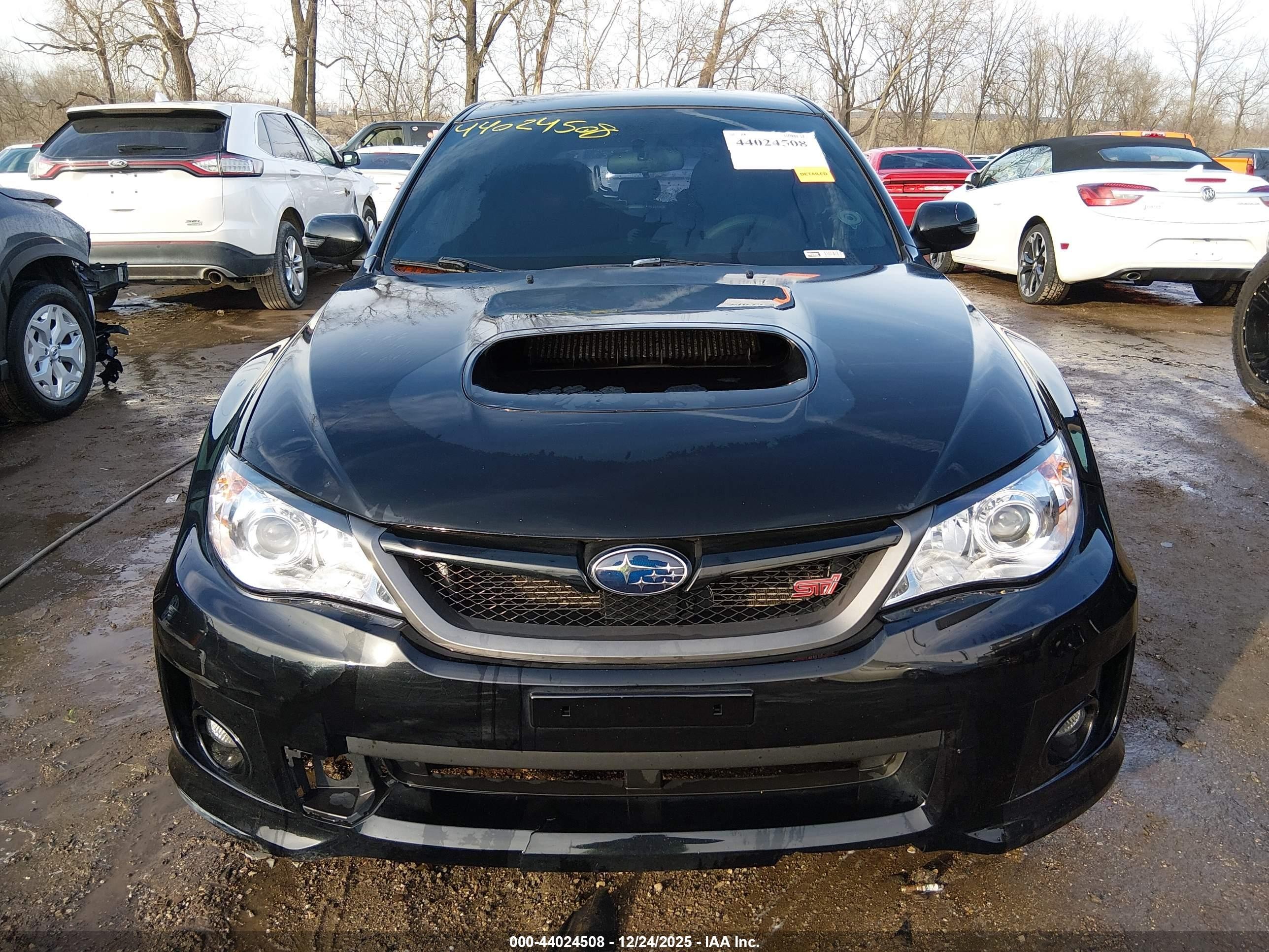 2013 Subaru Impreza Wrx Sti Black vin: JF1GR8H60DL820696