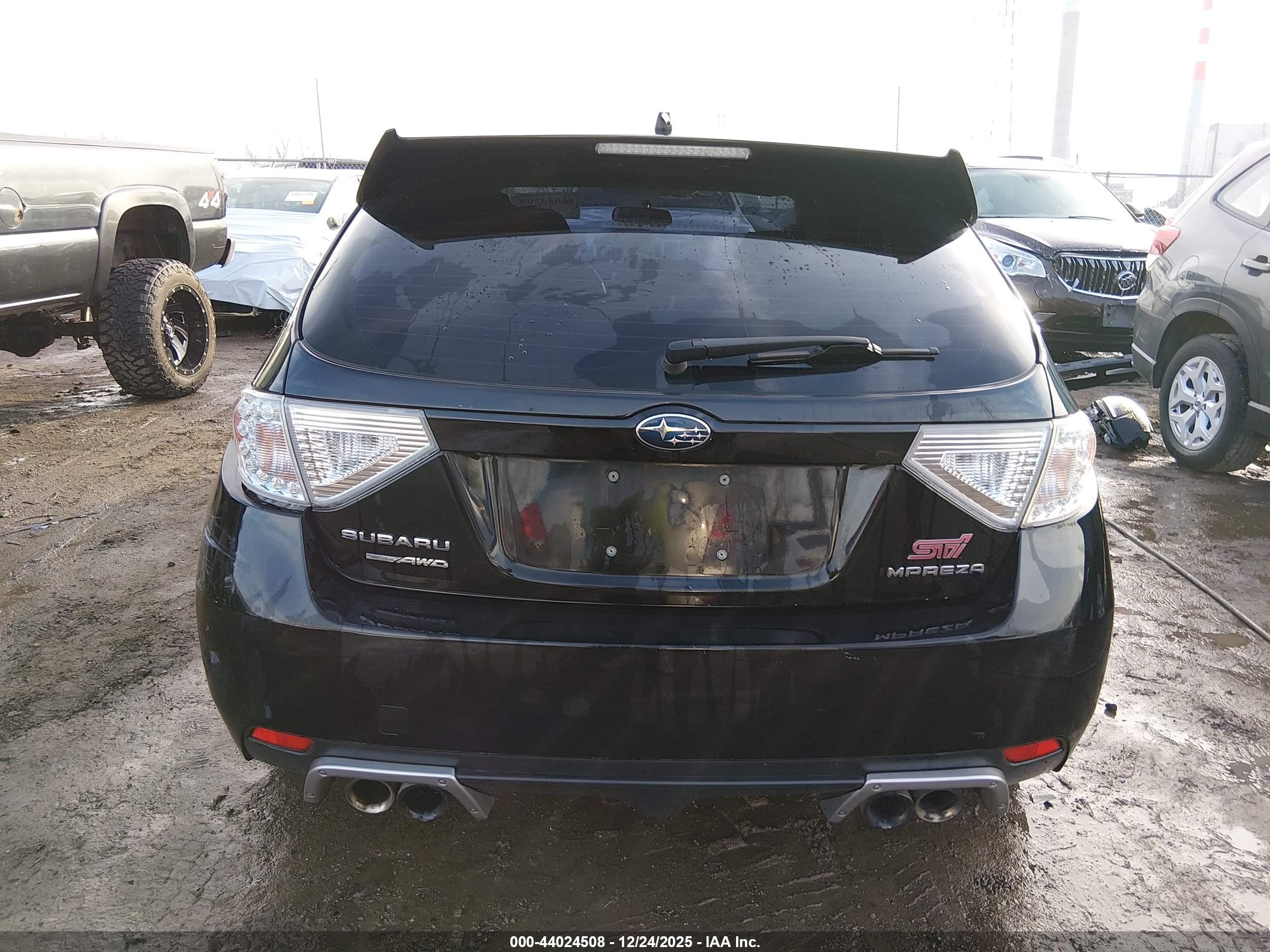 2013 Subaru Impreza Wrx Sti Black vin: JF1GR8H60DL820696
