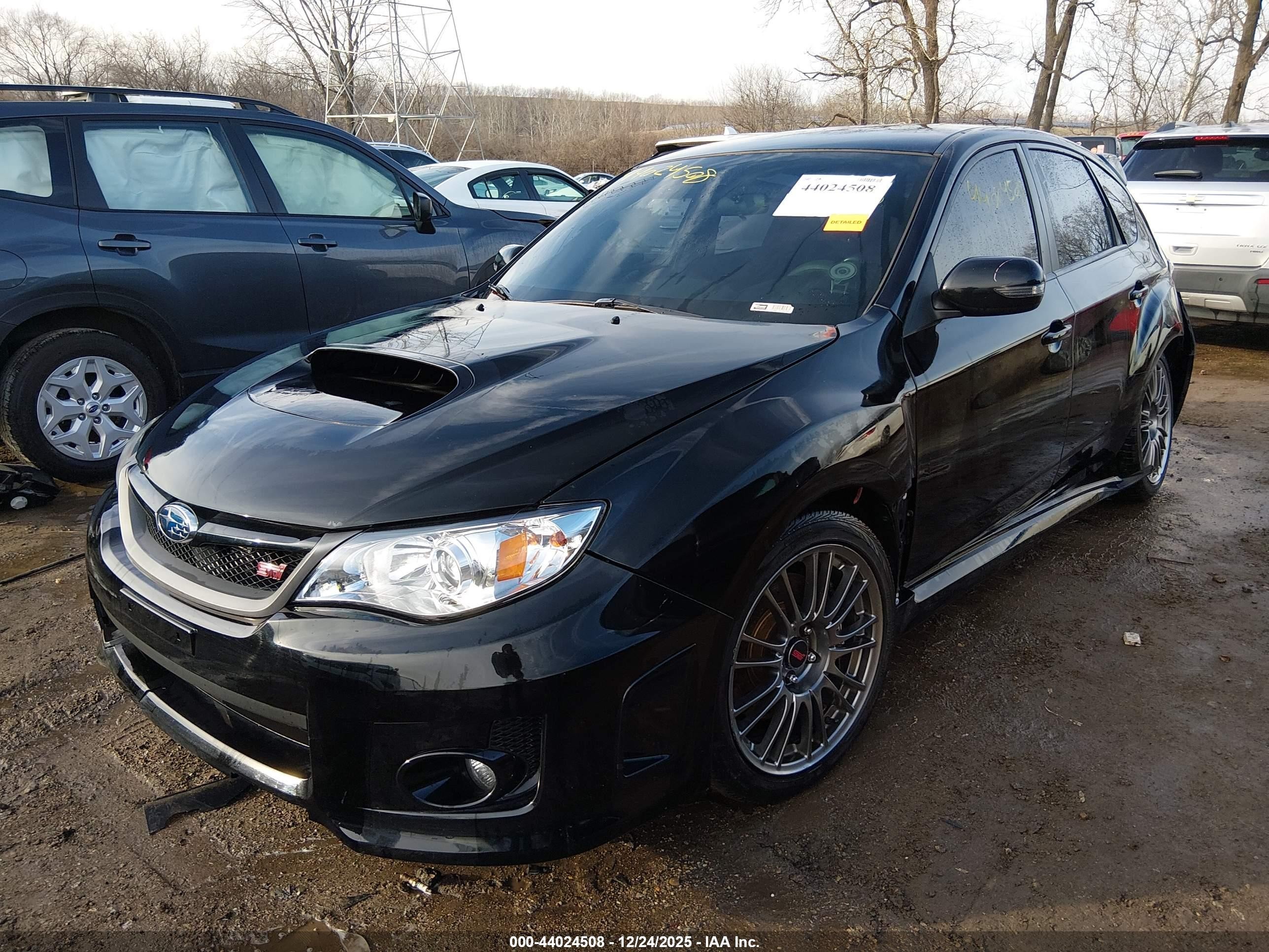 2013 Subaru Impreza Wrx Sti Black vin: JF1GR8H60DL820696