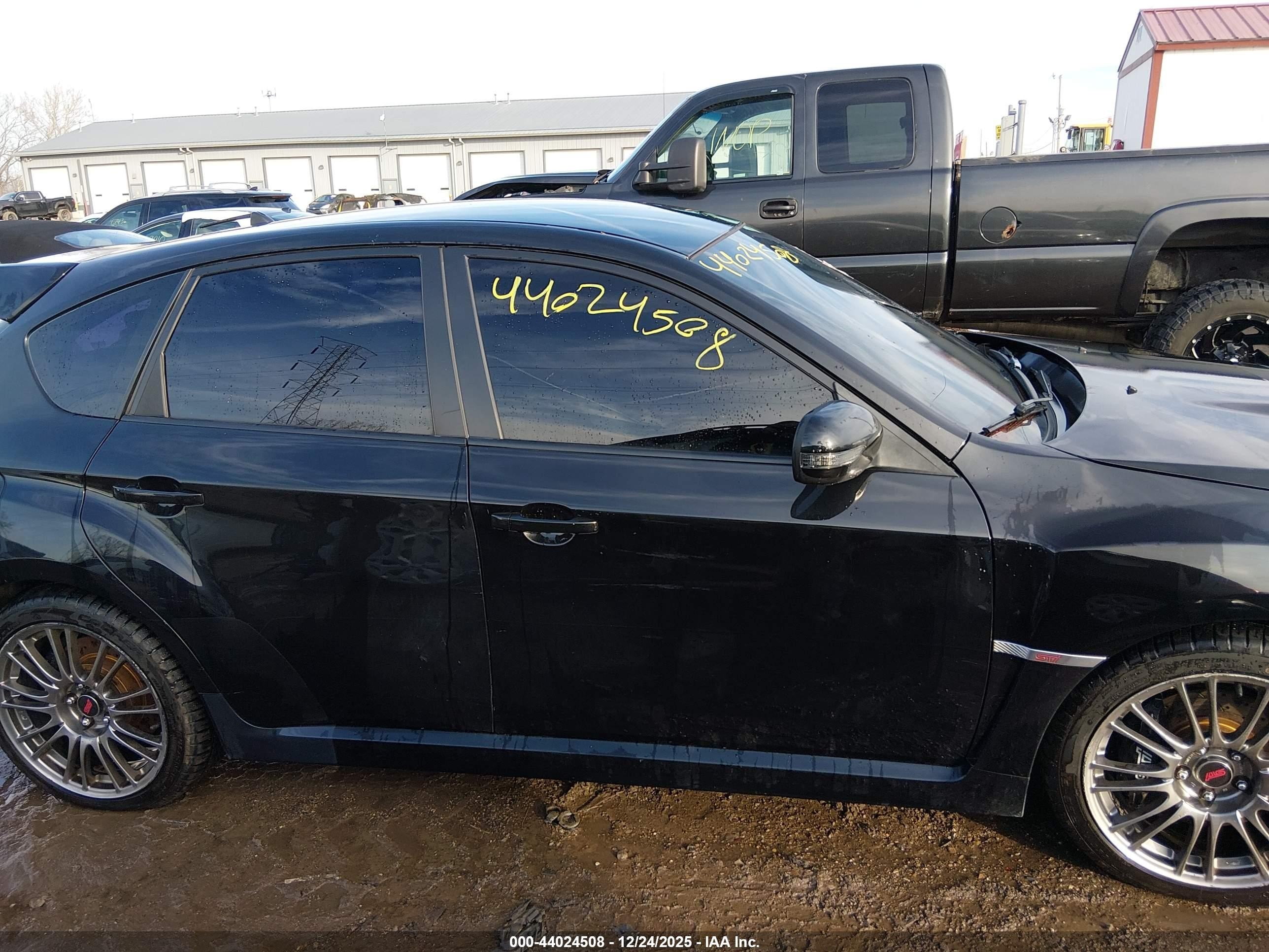 2013 Subaru Impreza Wrx Sti Black vin: JF1GR8H60DL820696