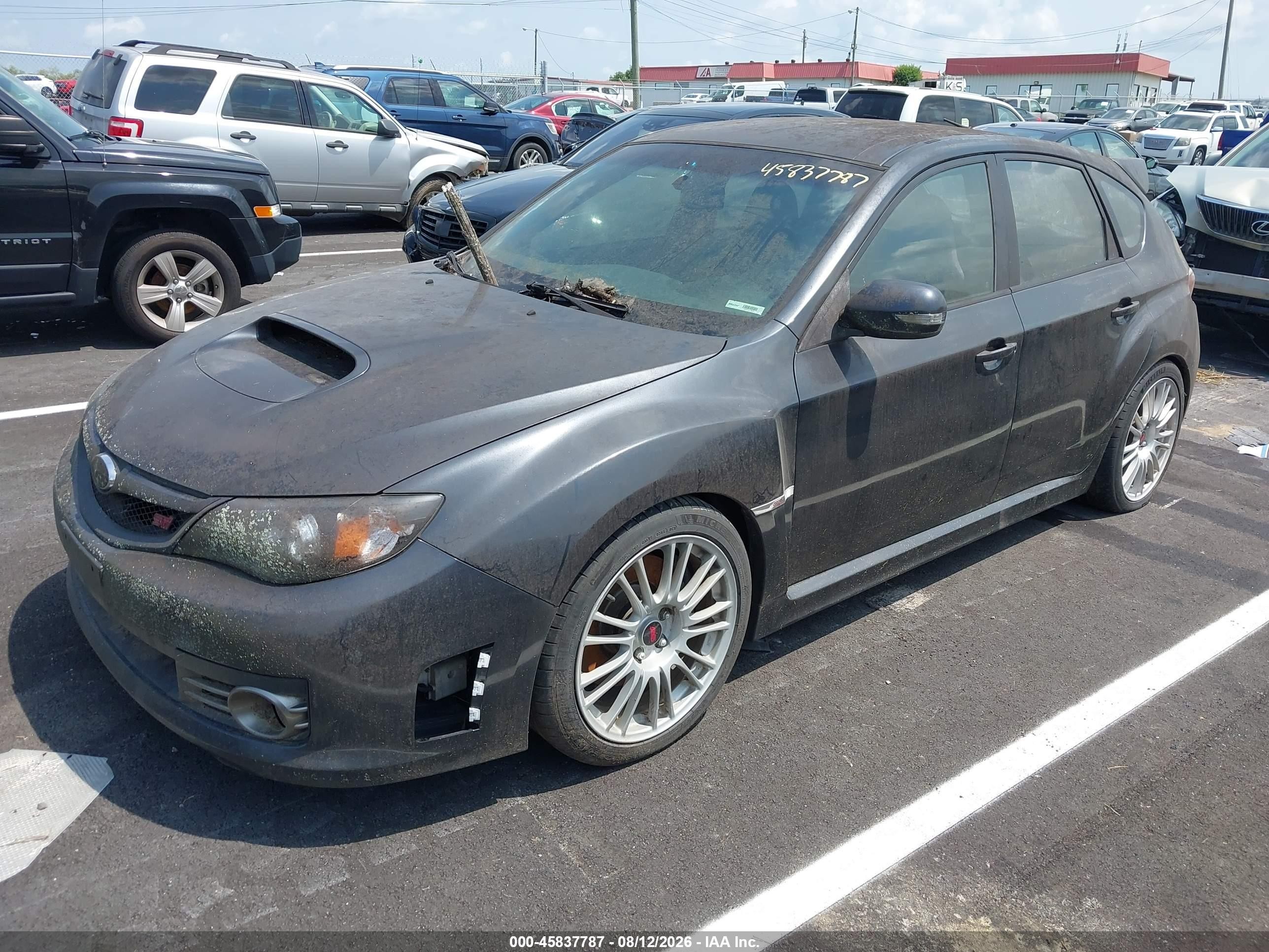 2010 Subaru Impreza Wrx Sti   Gray vin: JF1GR8H62AL811042