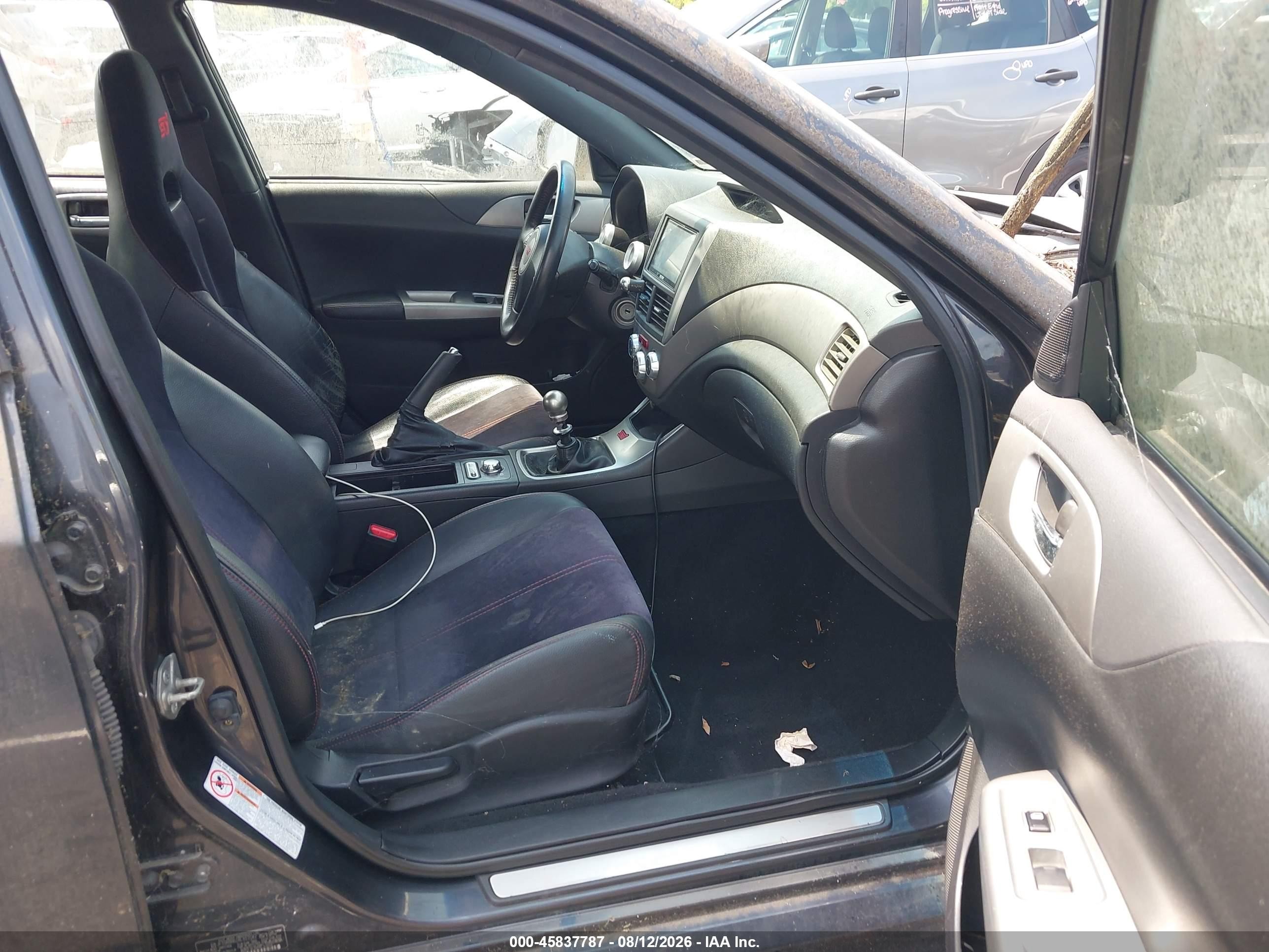 2010 Subaru Impreza Wrx Sti   Gray vin: JF1GR8H62AL811042