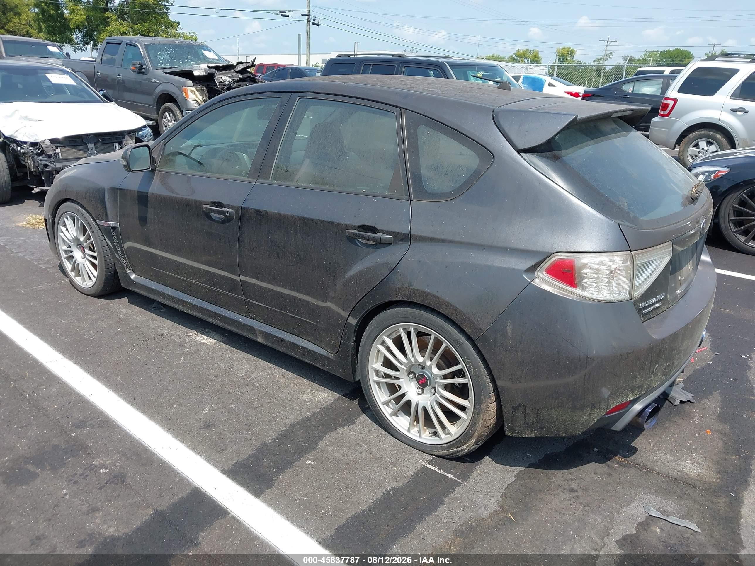 2010 Subaru Impreza Wrx Sti   Gray vin: JF1GR8H62AL811042