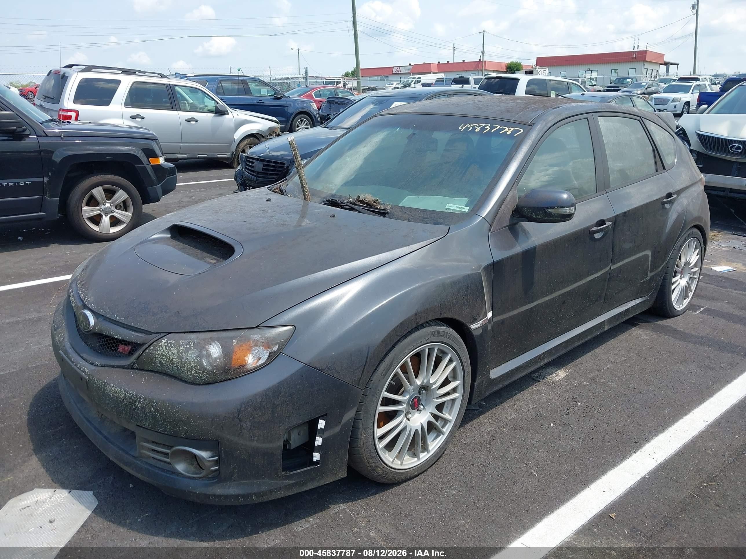 2010 Subaru Impreza Wrx Sti   Gray vin: JF1GR8H62AL811042
