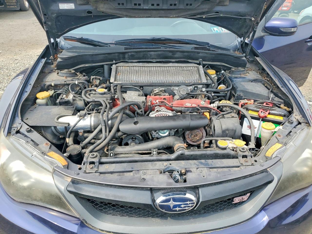 2011 Subaru Impreza Wrx Sti Blue vin: JF1GR8H62BL828621