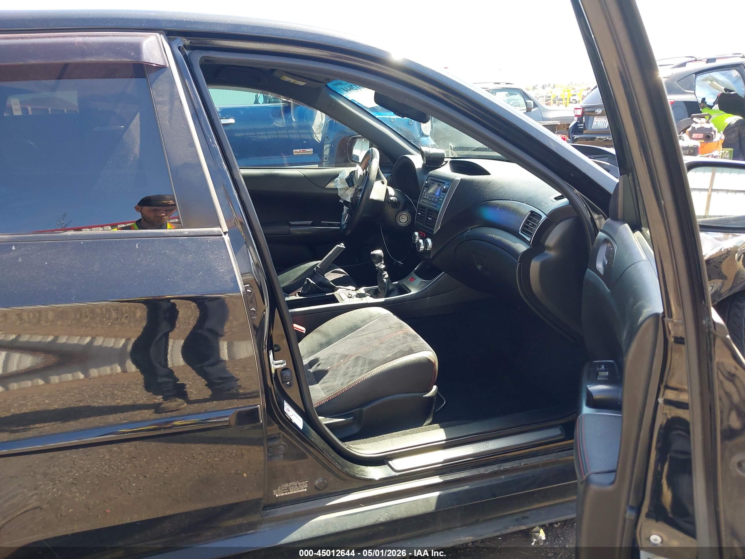 2013 Subaru Impreza Wrx Sti Черный vin: JF1GR8H62DL215885