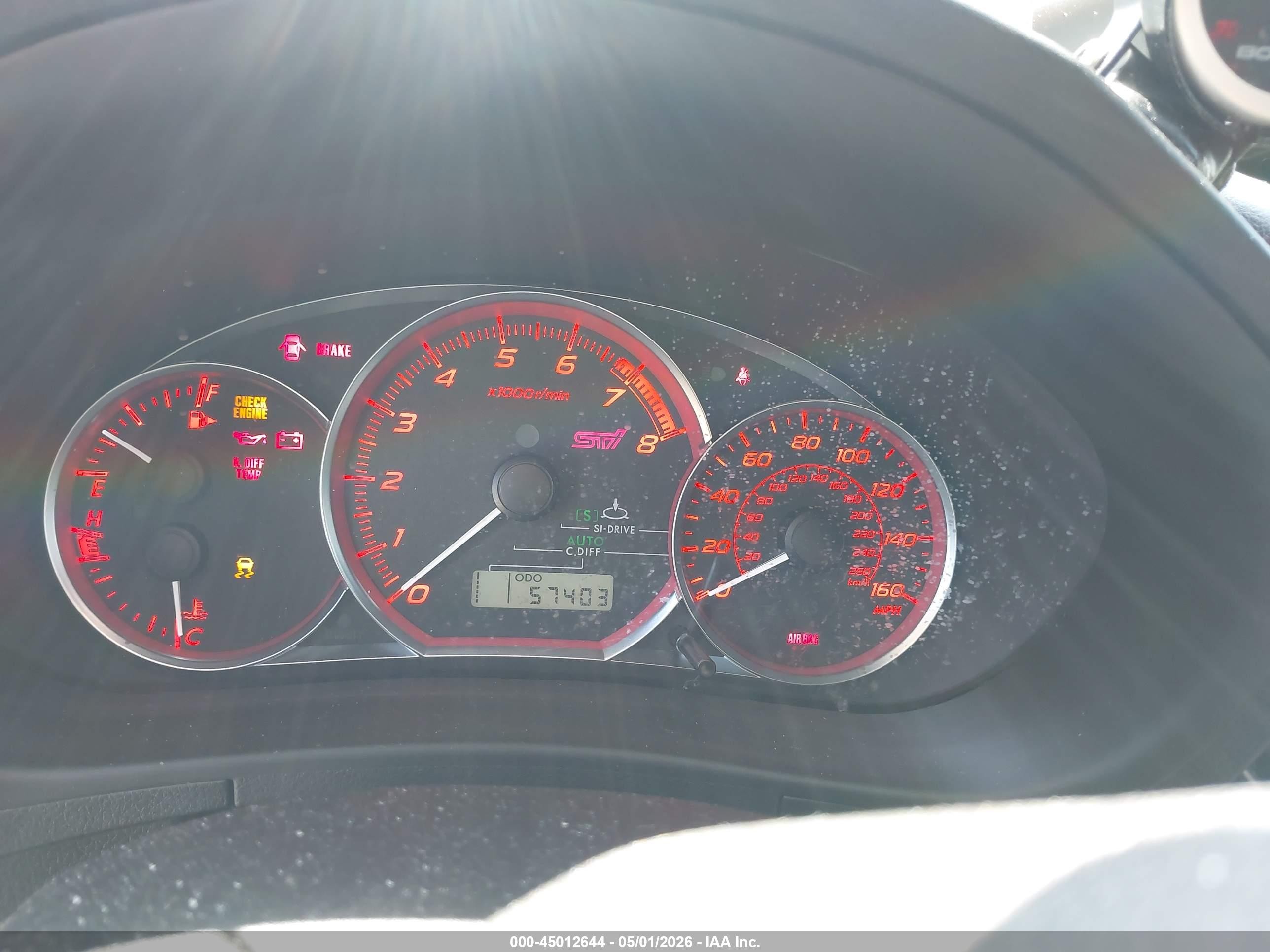 2013 Subaru Impreza Wrx Sti Черный vin: JF1GR8H62DL215885